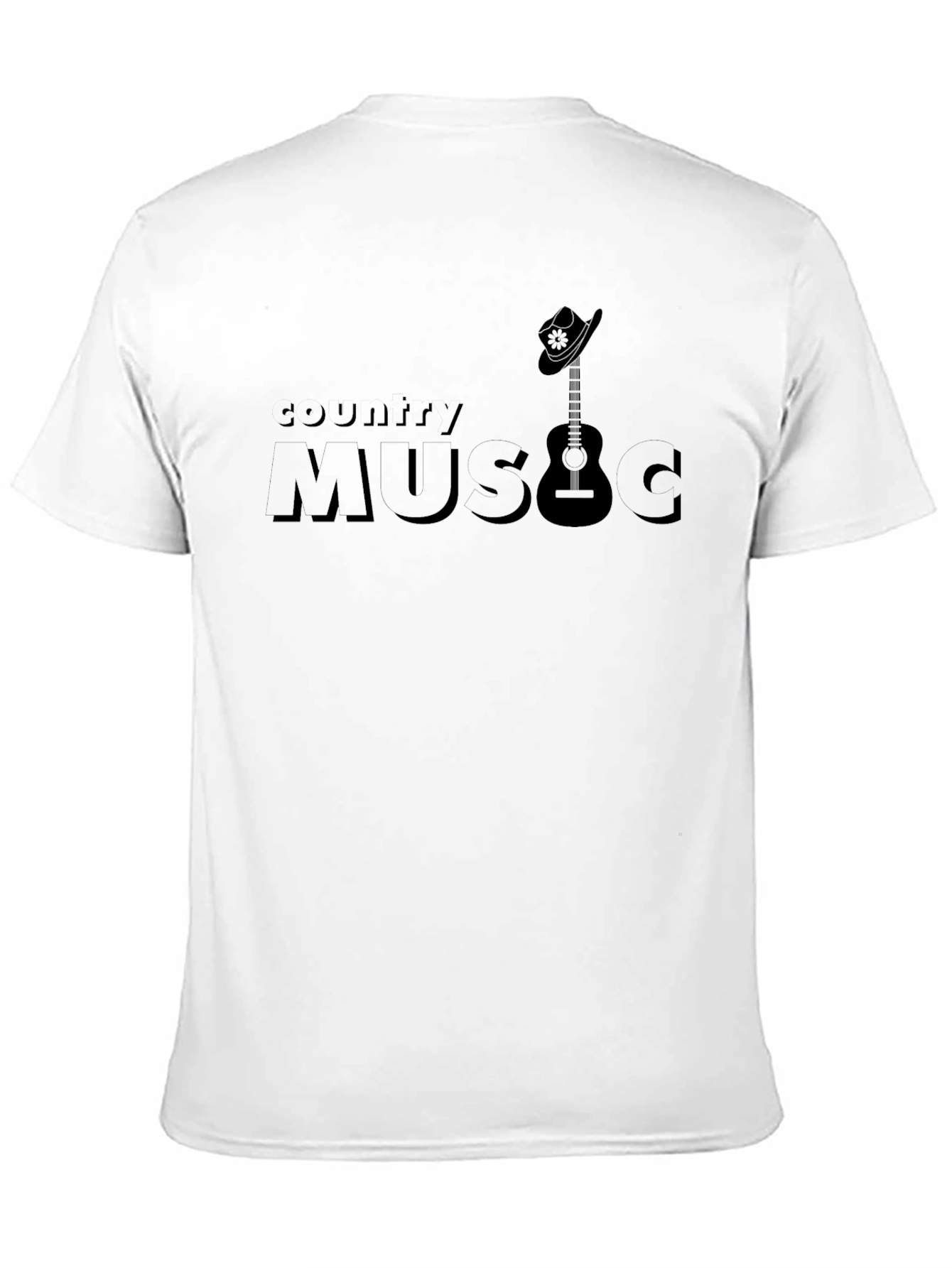 Country Music Guitar Graphic T-Shirt