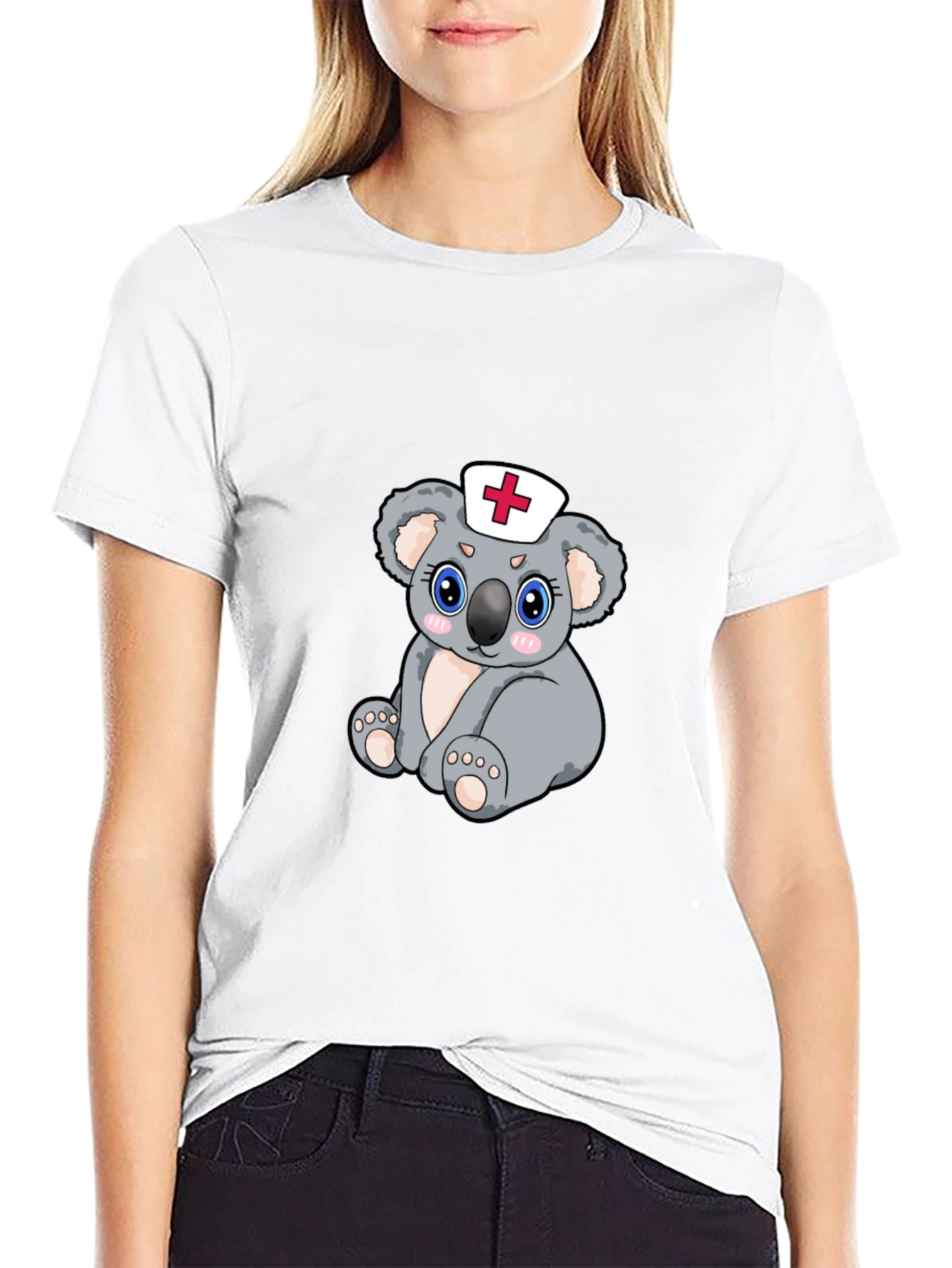 Nurse Koala Bear Graphic T-Shirt