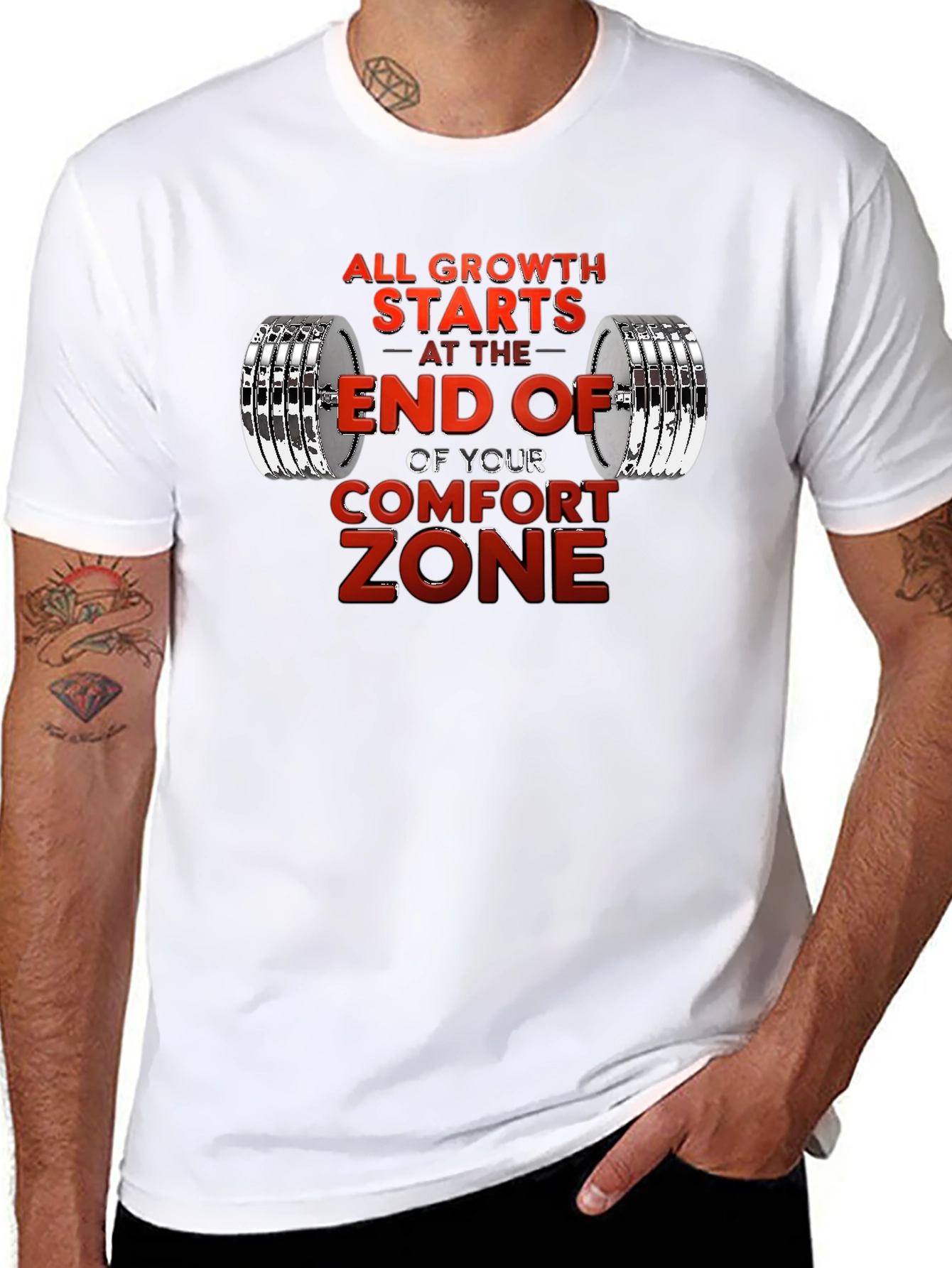 Growth Comfort Zone Gym T-Shirt