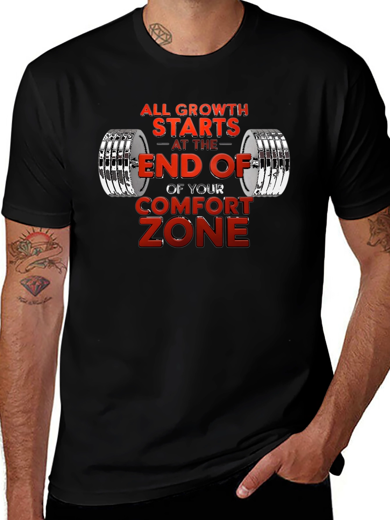 Growth Comfort Zone Gym T-Shirt