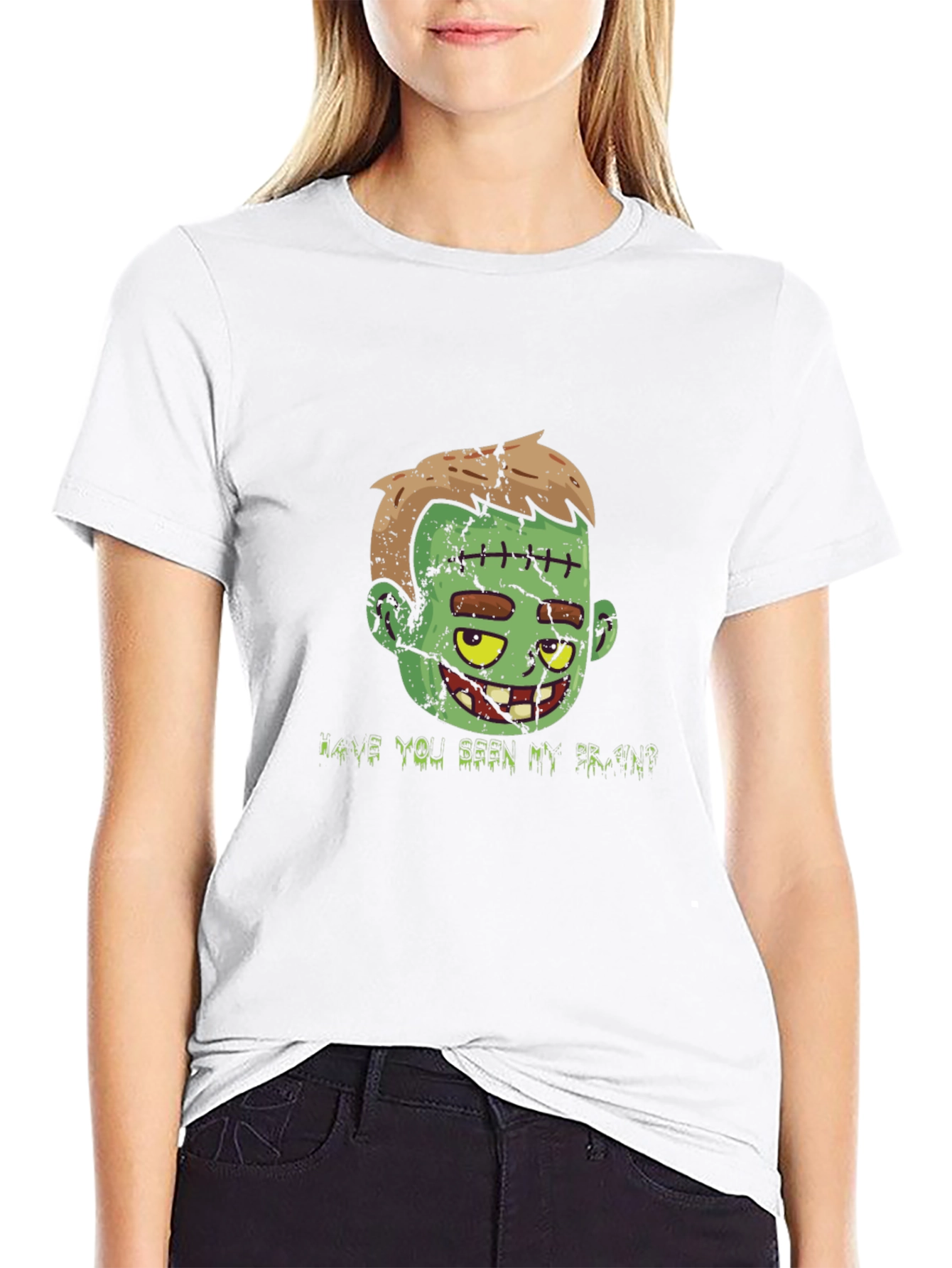 Zombie Brain T-Shirt - Halloween Graphic Tee