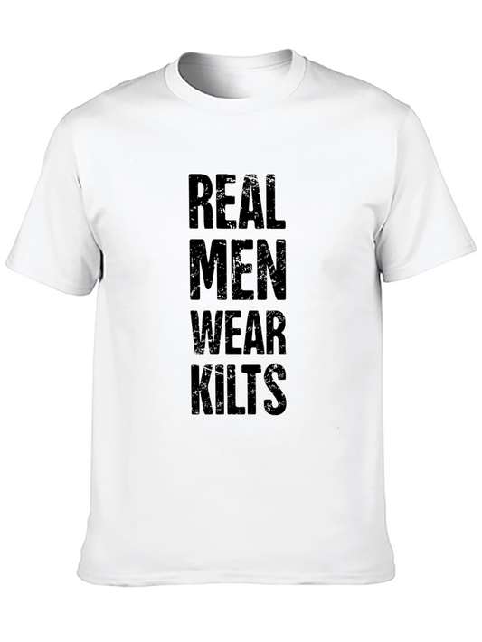 Real Men Wear Kilts Graphic Tee