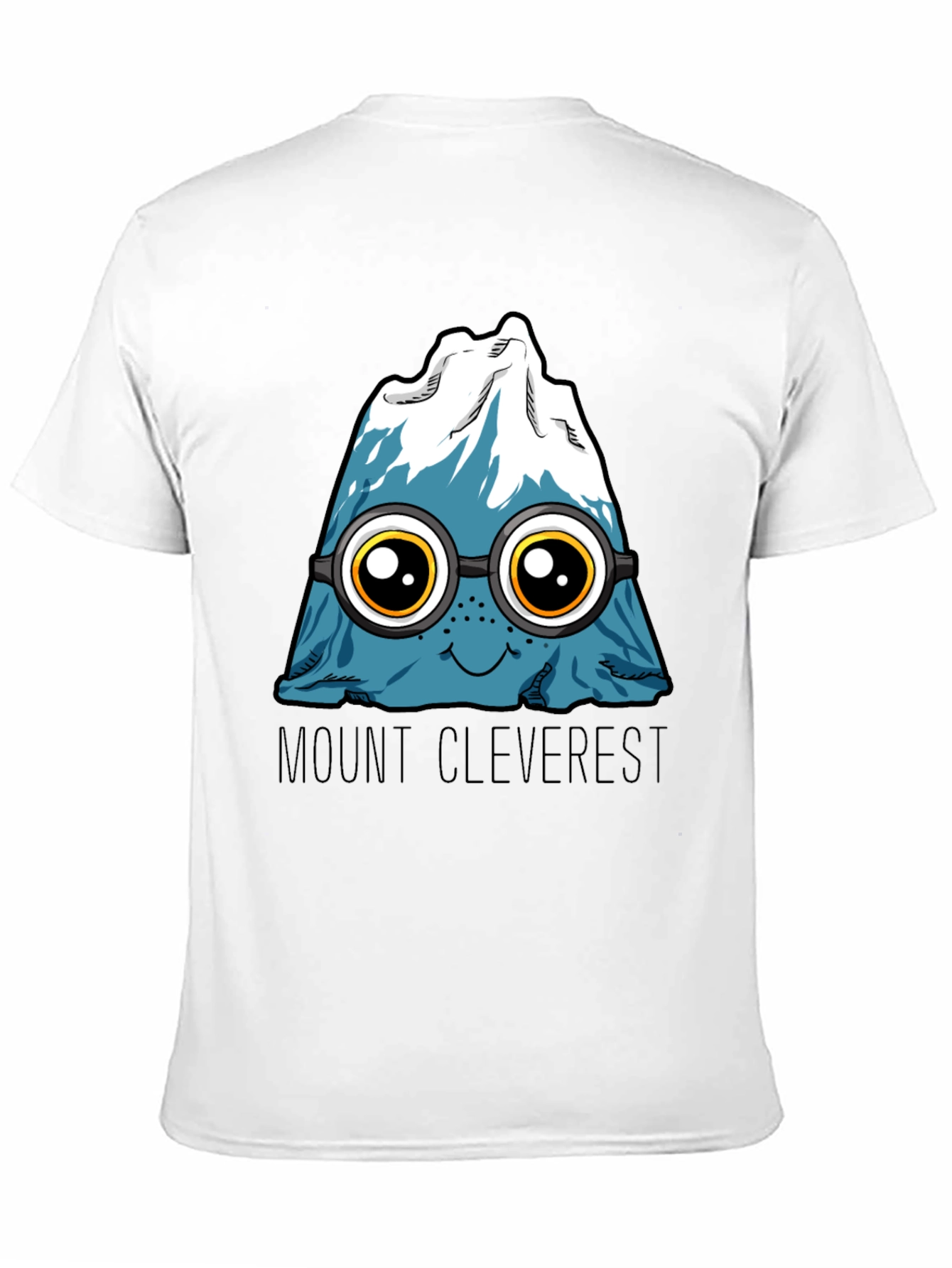 Mount Cleverest T-Shirt - Funny Cartoon Mountain Tee