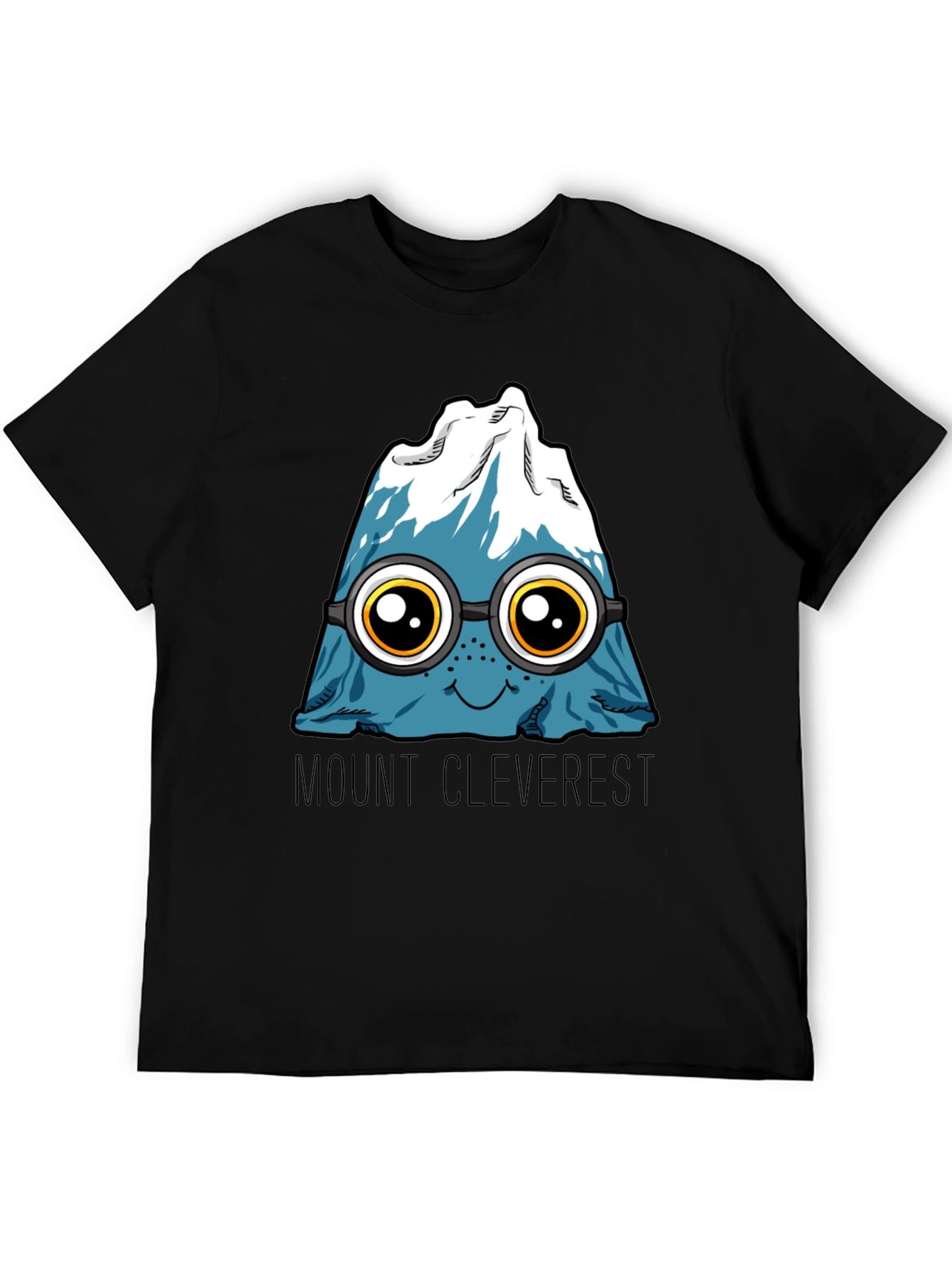 Mount Cleverest T-Shirt - Funny Cartoon Mountain Tee