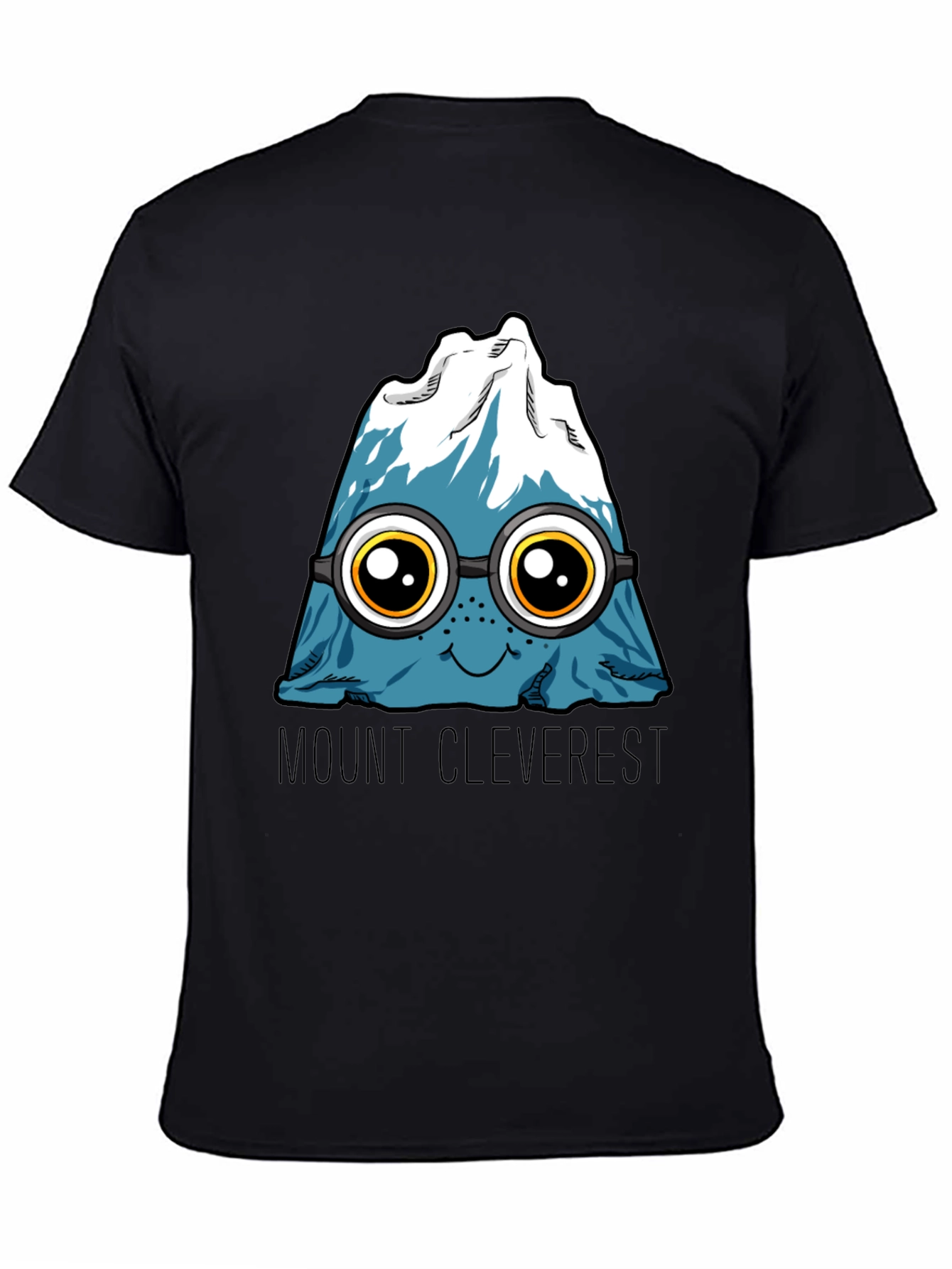 Mount Cleverest T-Shirt - Funny Cartoon Mountain Tee