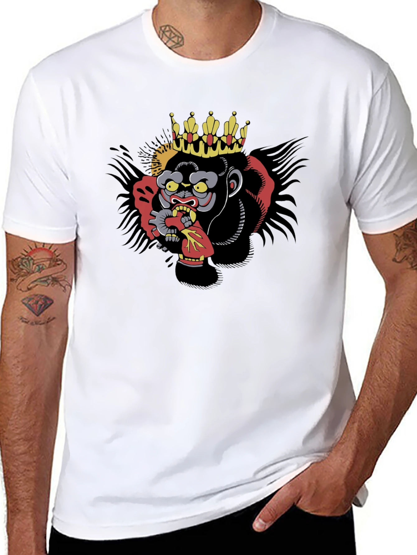 King Kong Graphic Tee - Edgy Mens Shirt