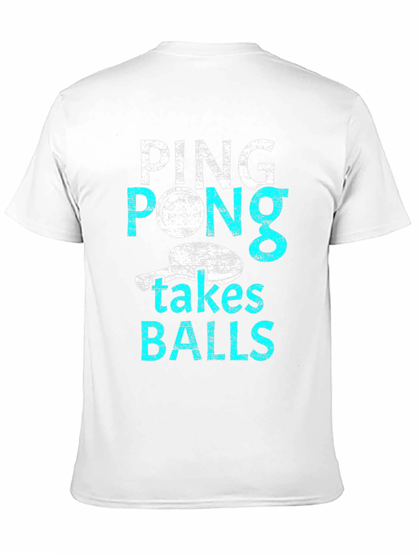 Ping Pong Takes Balls Graphic T-Shirt