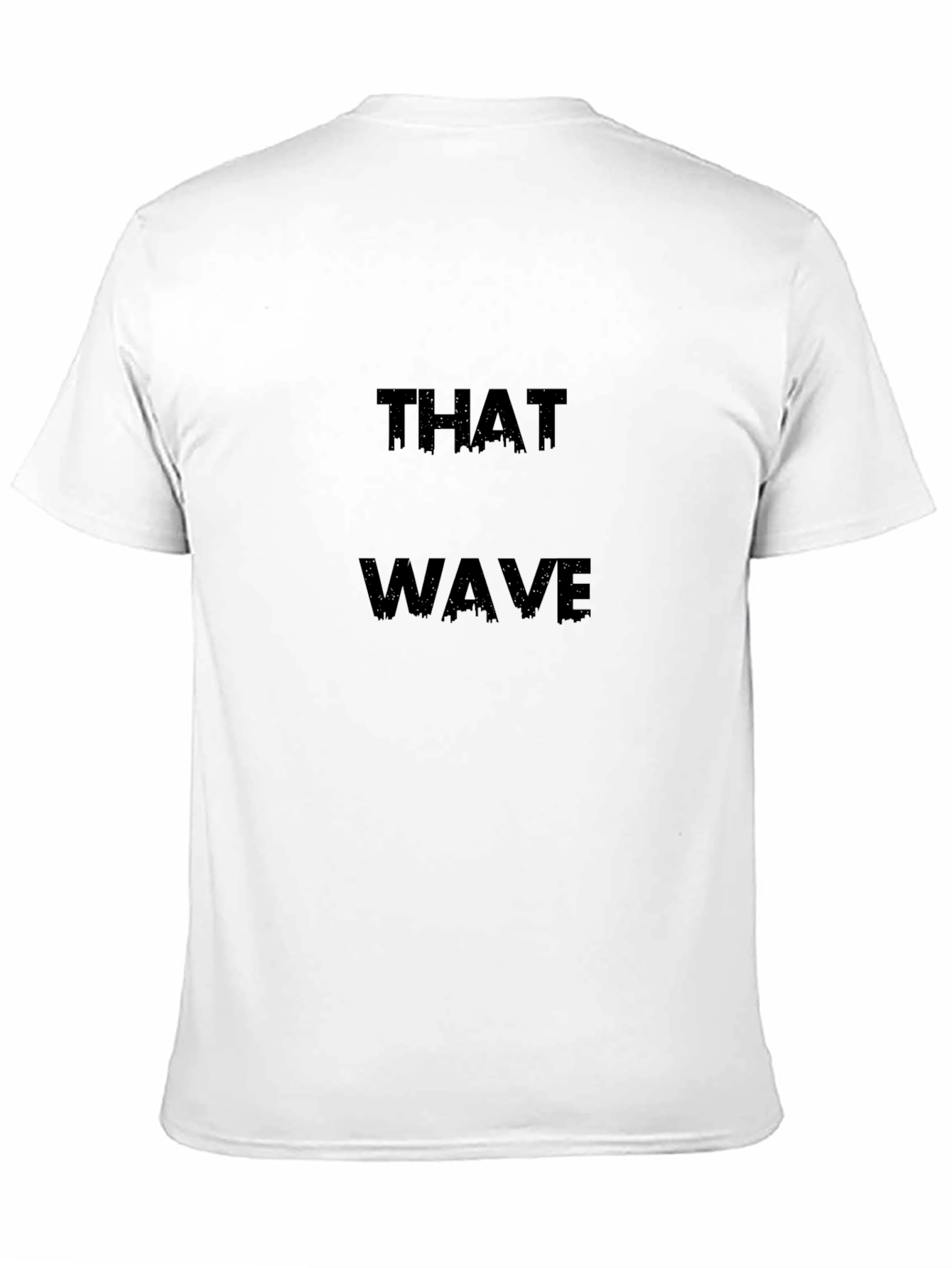 That Wave Graphic Tee - Stylish Black Cotton T-Shirt