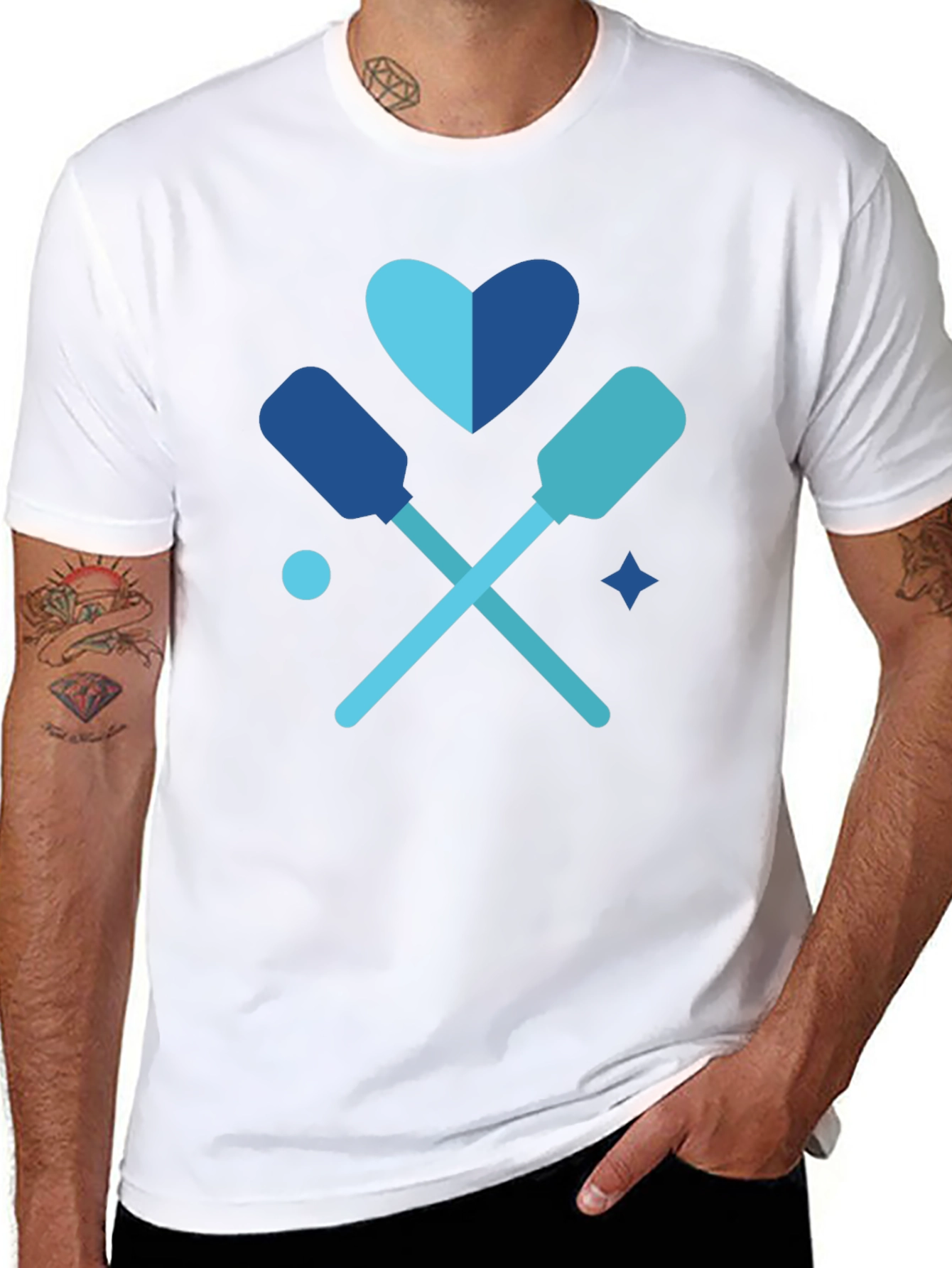 Rowing Heart T-Shirt - Oar Love