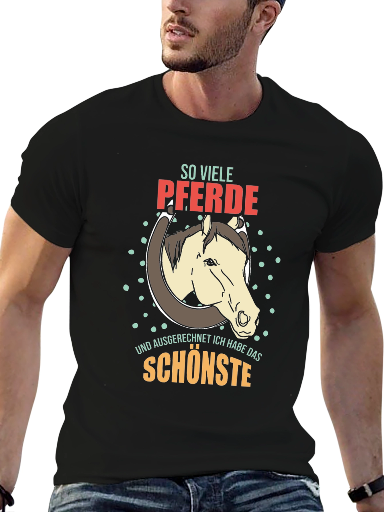 So Viele Pferde Horse T-Shirt