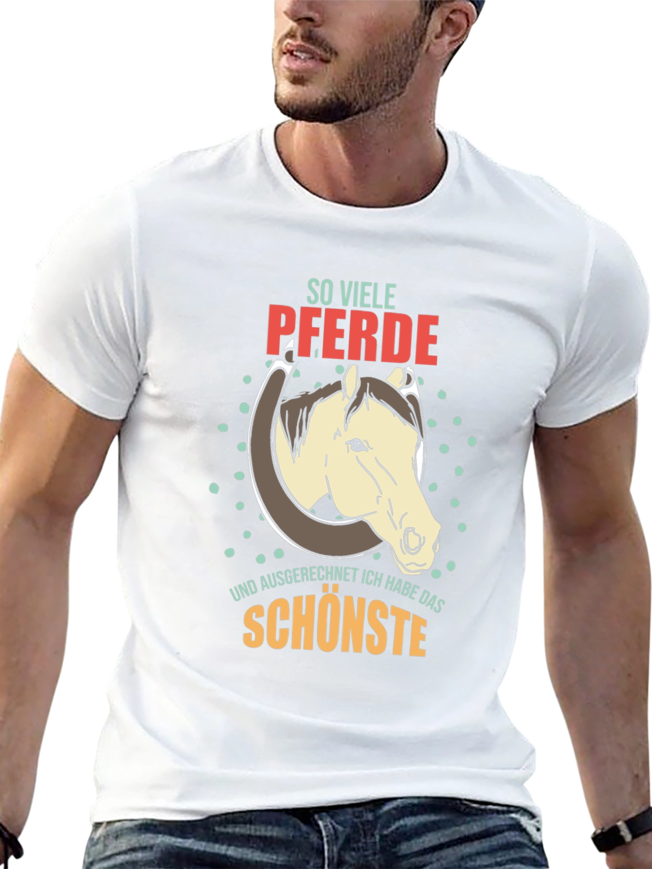 So Viele Pferde Horse T-Shirt