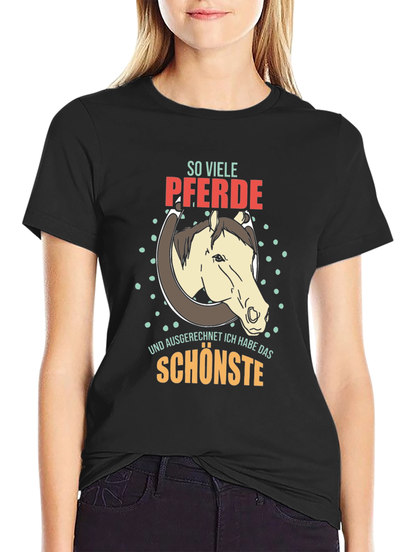So Viele Pferde Horse T-Shirt