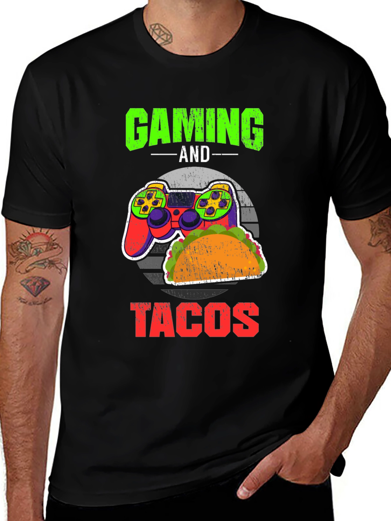 Gaming & Tacos Graphic Tee