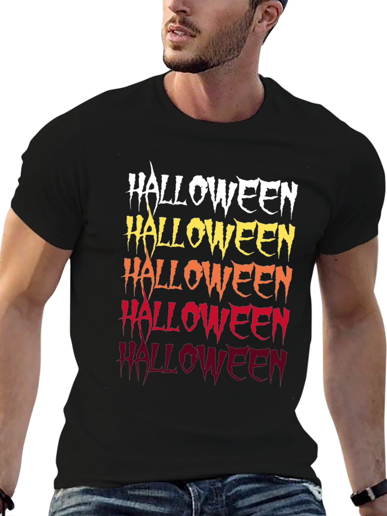 Halloween Gradient T-Shirt - Spooky Style