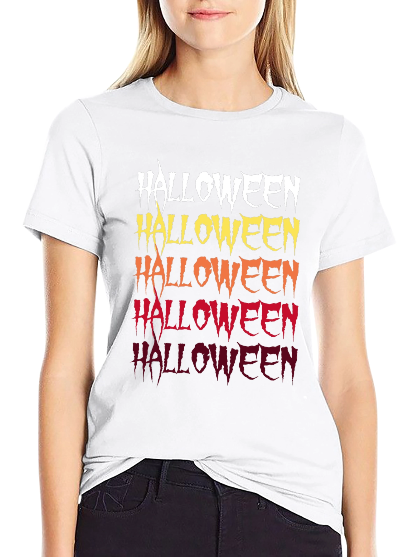 Halloween Gradient T-Shirt - Spooky Style