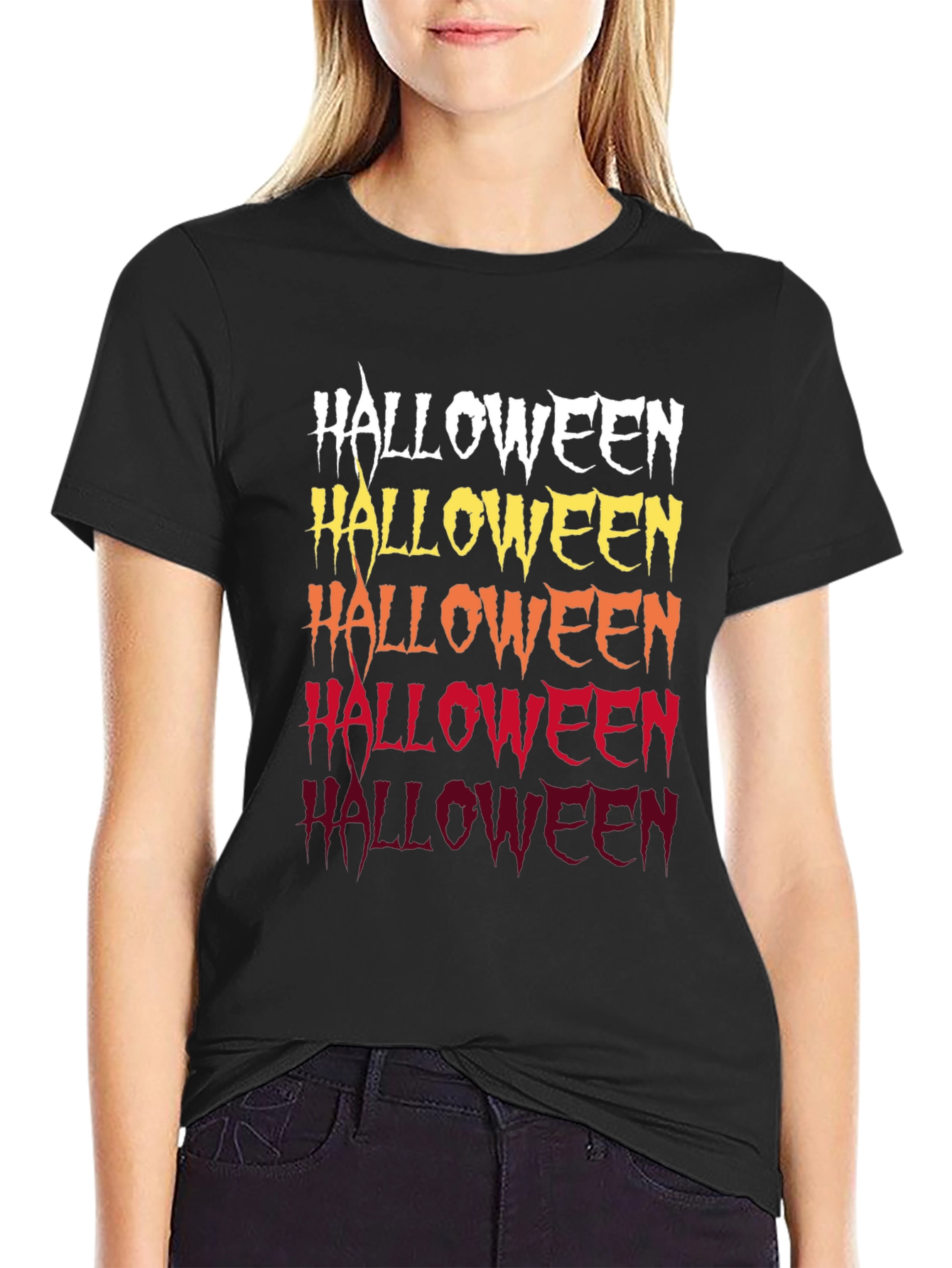 Halloween Gradient T-Shirt - Spooky Style