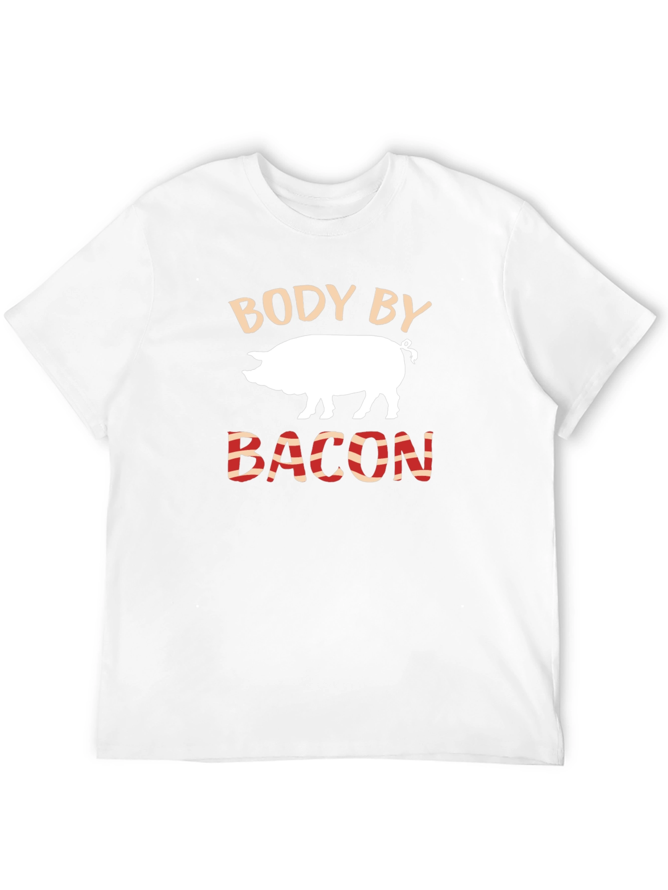 Body By Bacon Funny Pig Lover T-Shirt