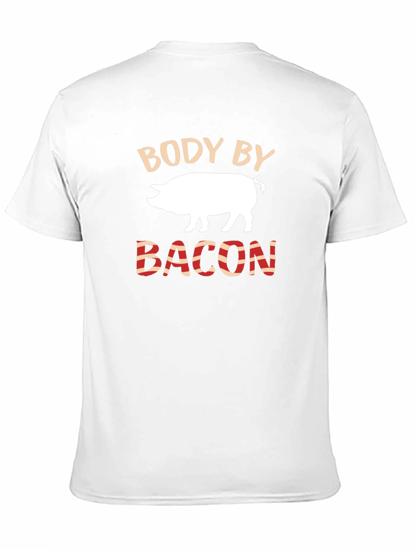 Body By Bacon Funny Pig Lover T-Shirt