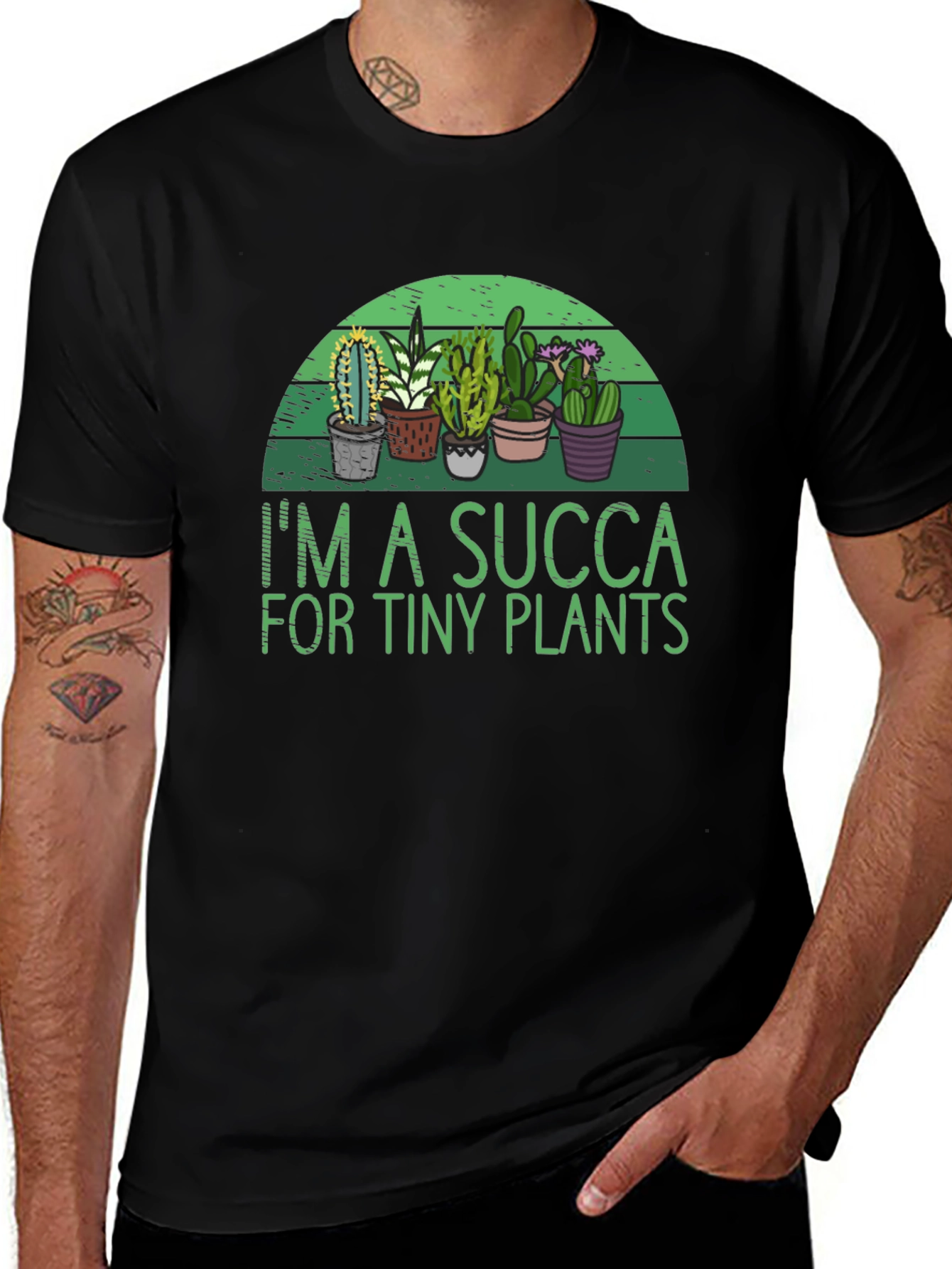 Im a SUCCA for Tiny Plants Graphic T-Shirt