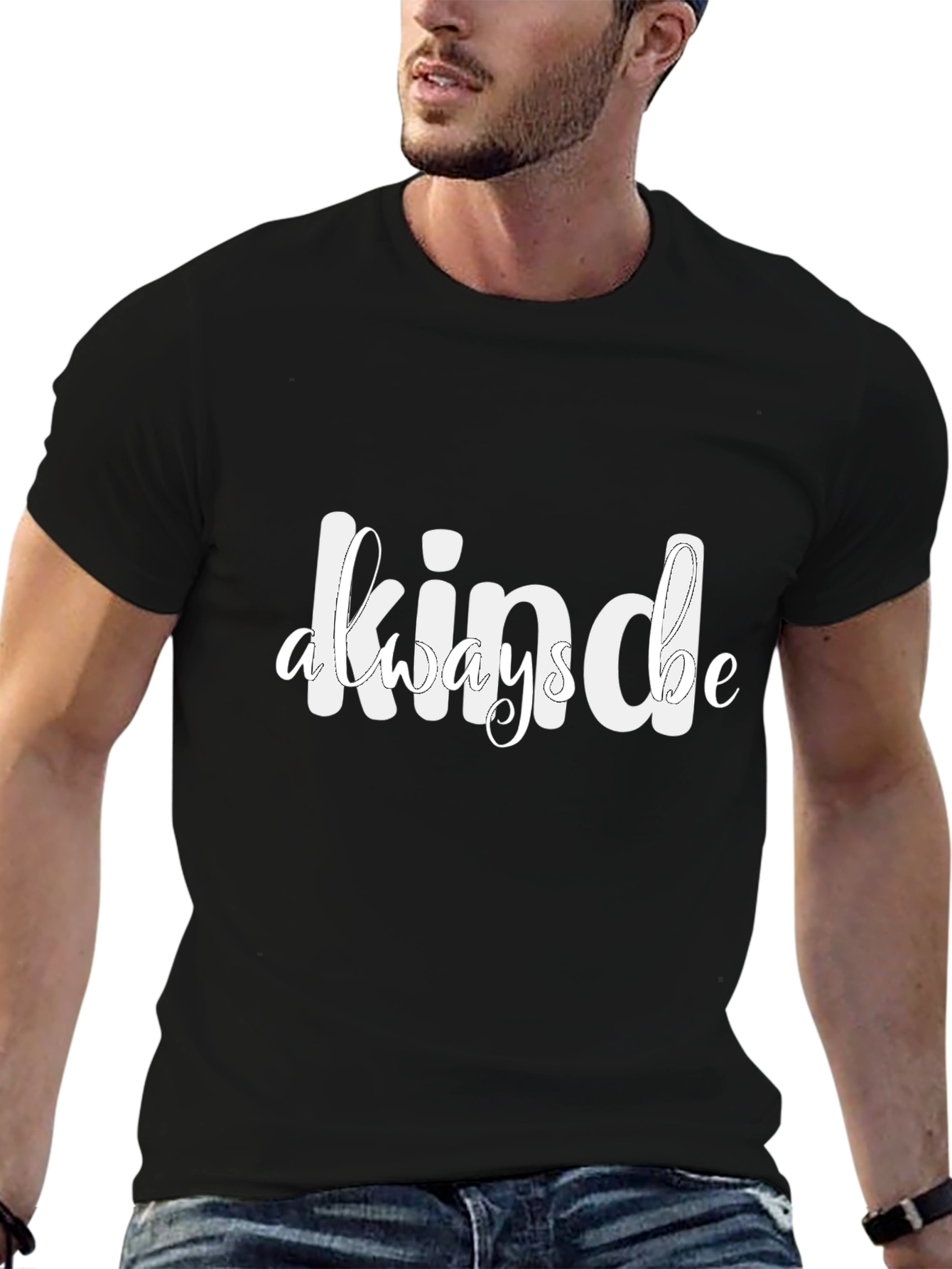 Be Kind Always Graphic T-Shirt - Classic Crew Neck
