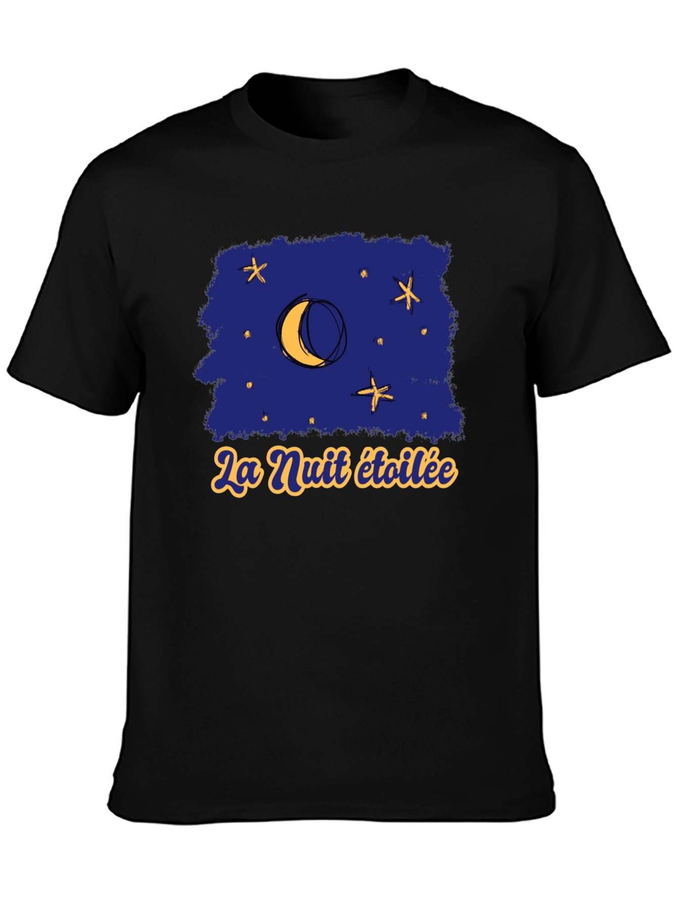 La Nuit Étoilée Graphic T-Shirt - Starry Night Tee