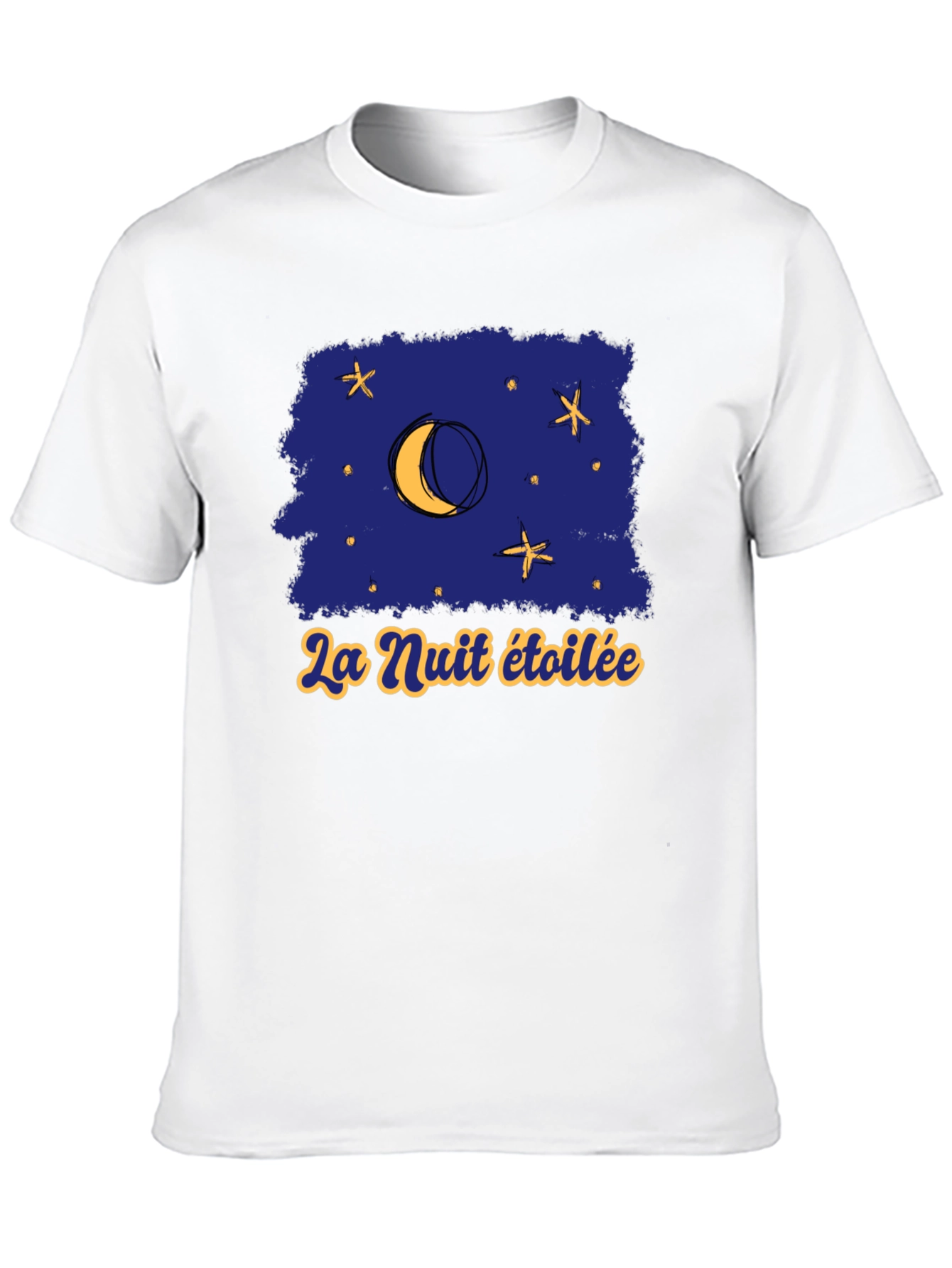 La Nuit Étoilée Graphic T-Shirt - Starry Night Tee