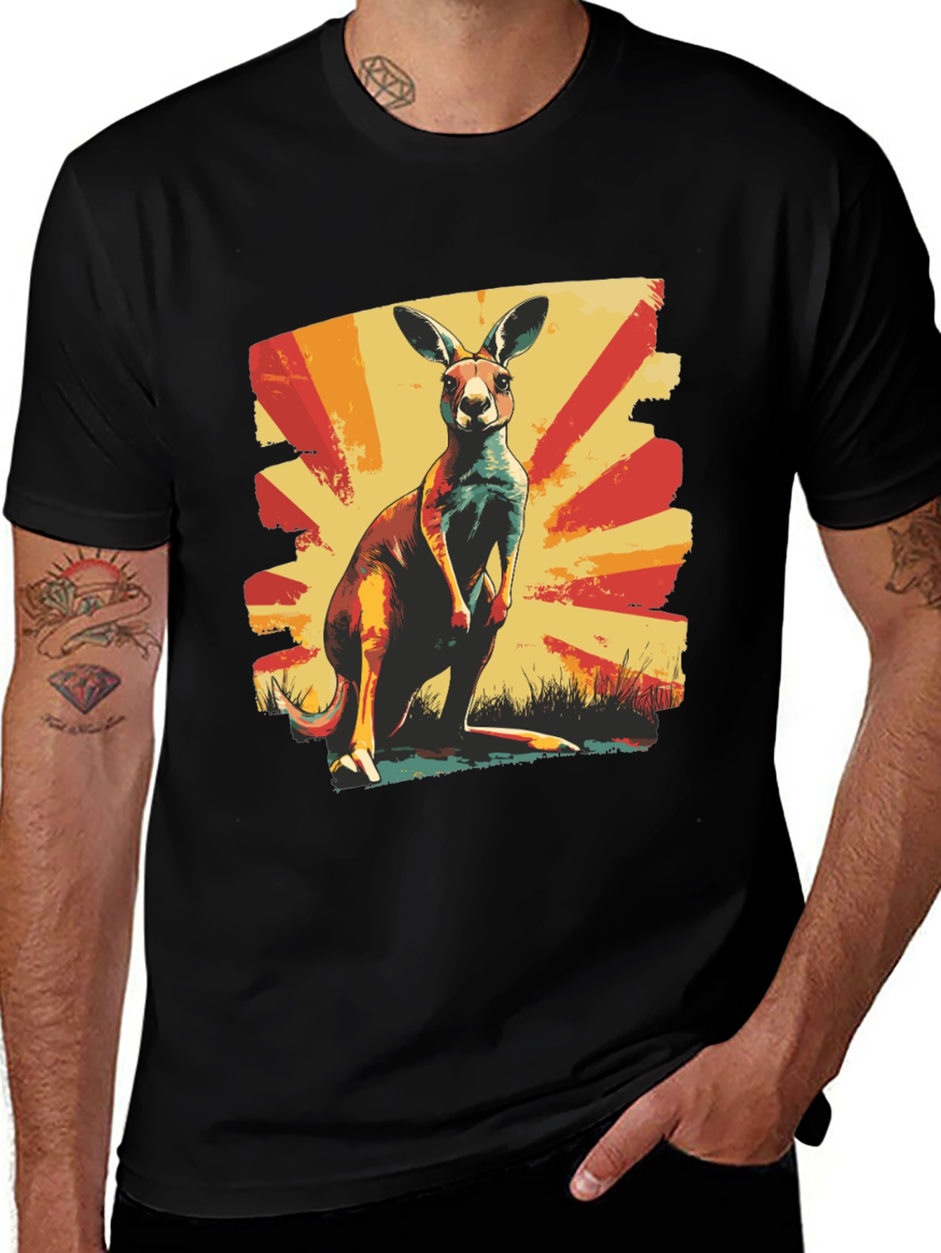 Retro Kangaroo T-Shirt