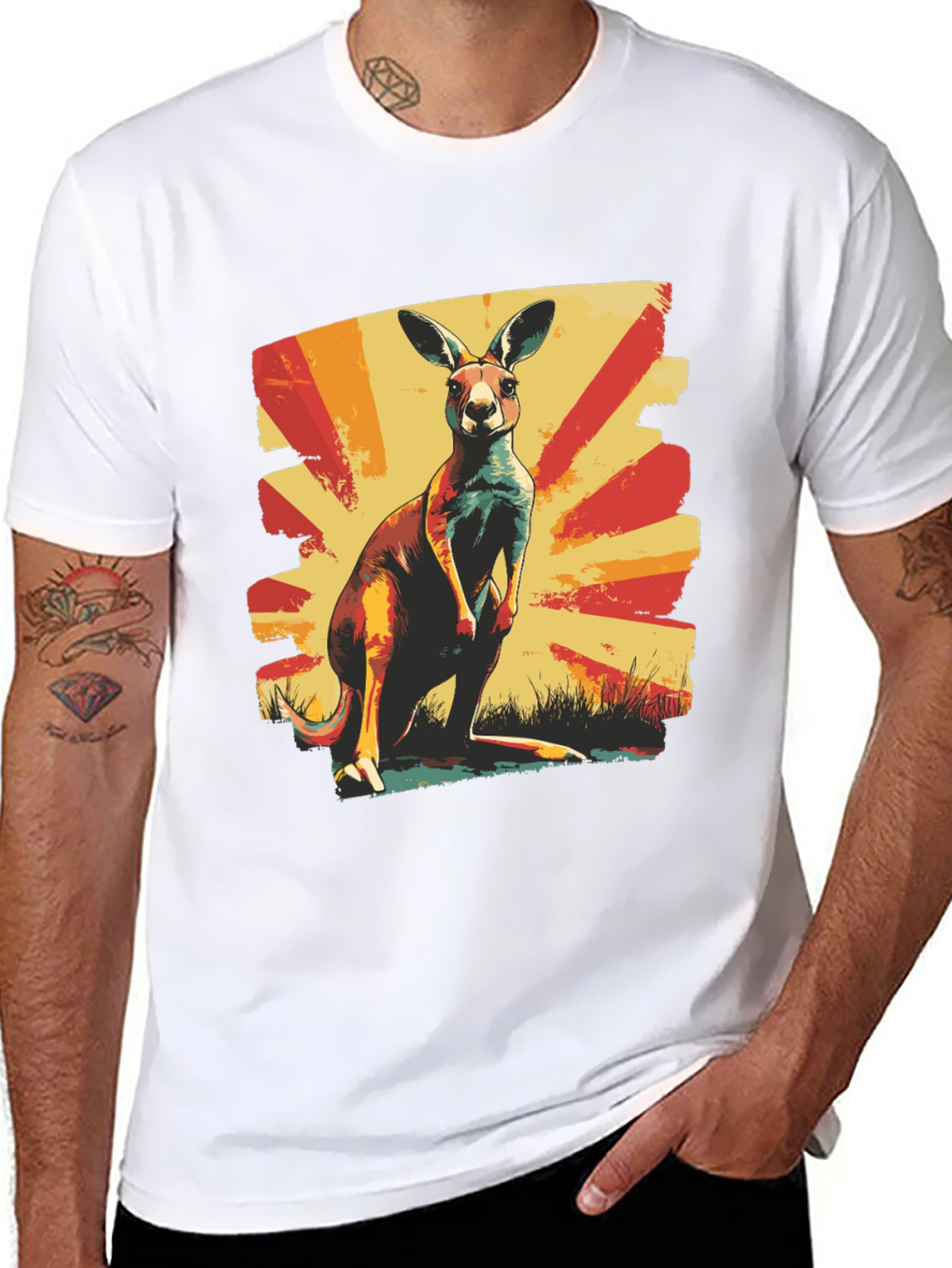 Retro Kangaroo T-Shirt