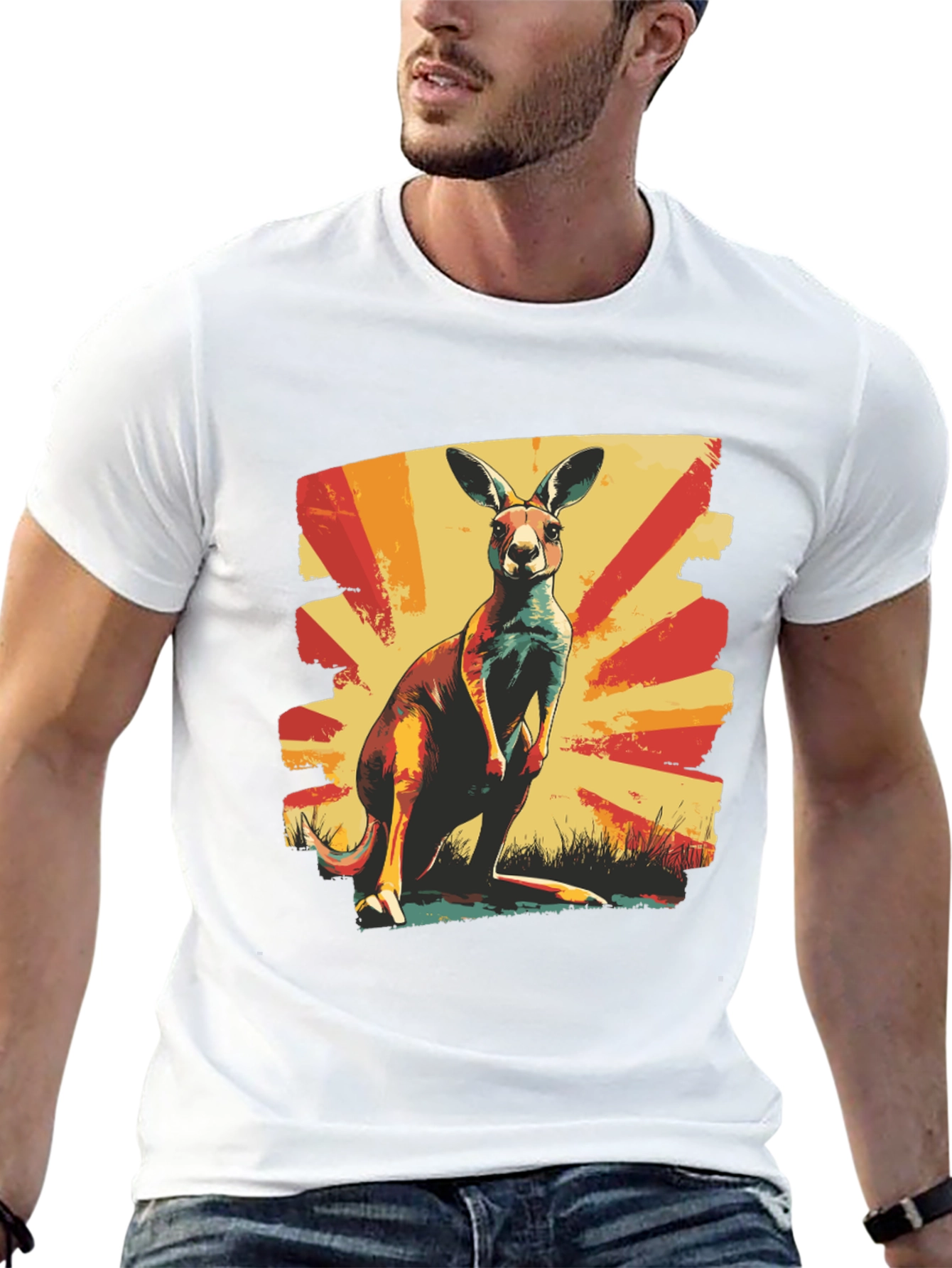Retro Kangaroo T-Shirt