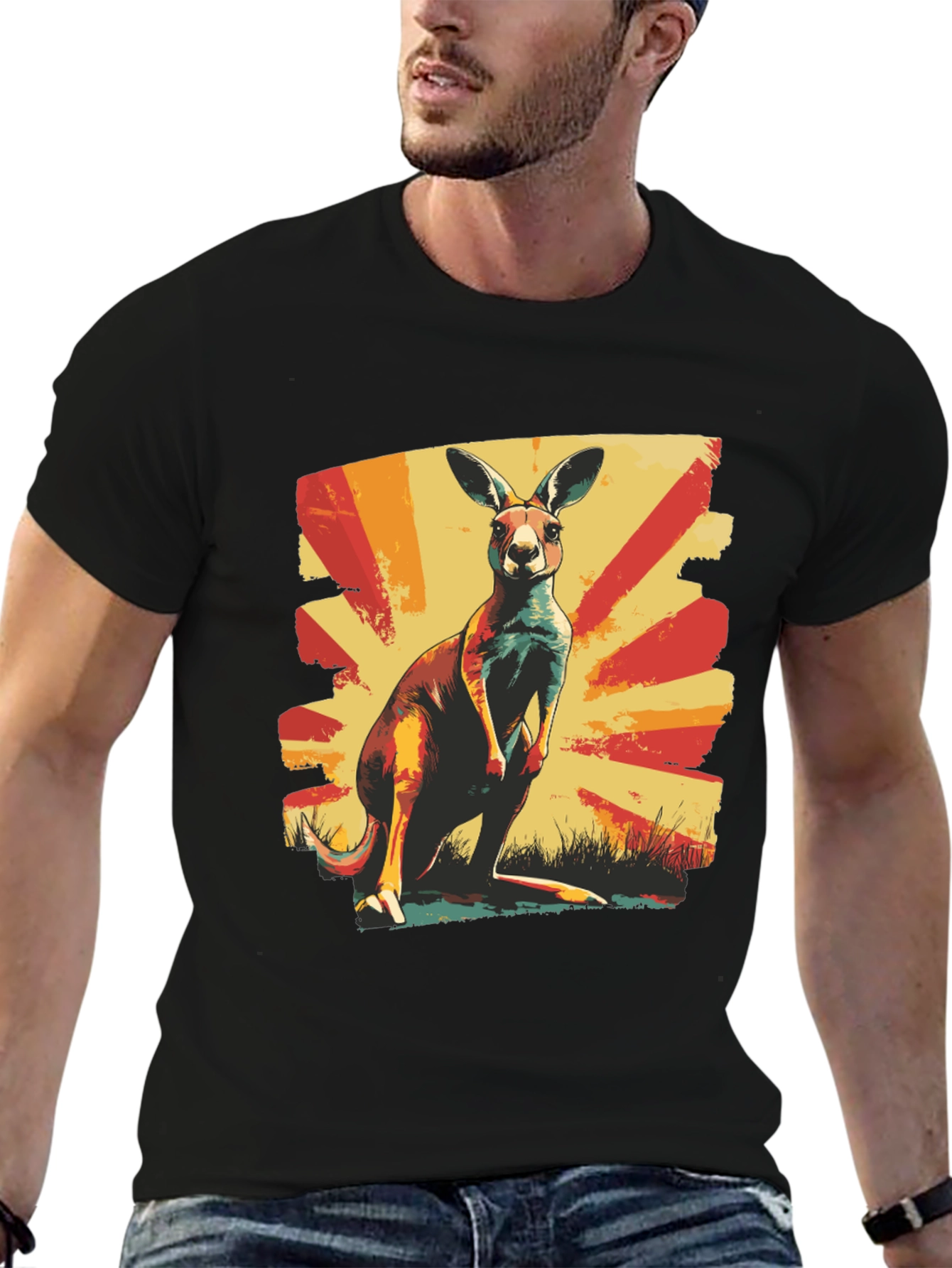 Retro Kangaroo T-Shirt