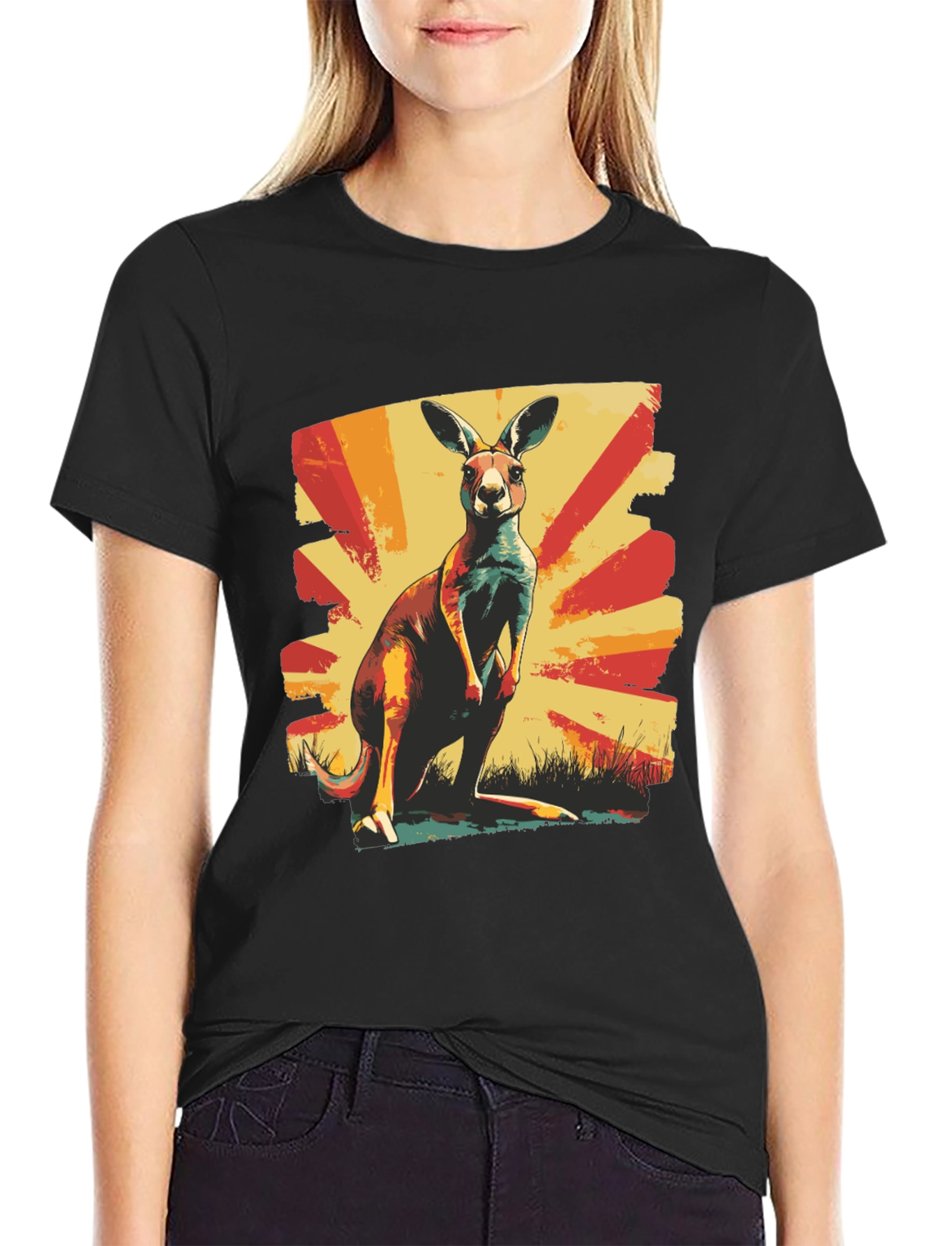 Retro Kangaroo T-Shirt