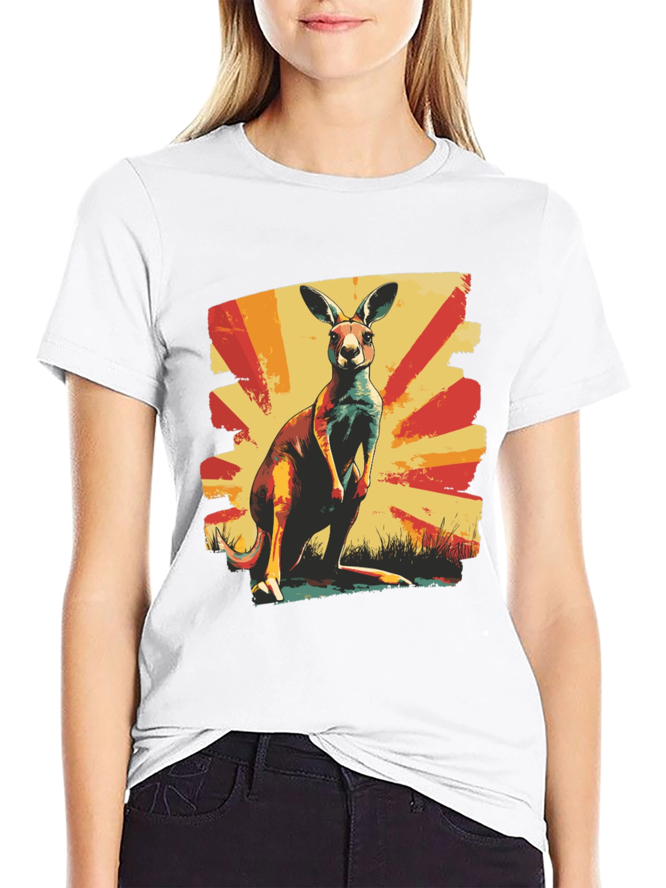 Retro Kangaroo T-Shirt