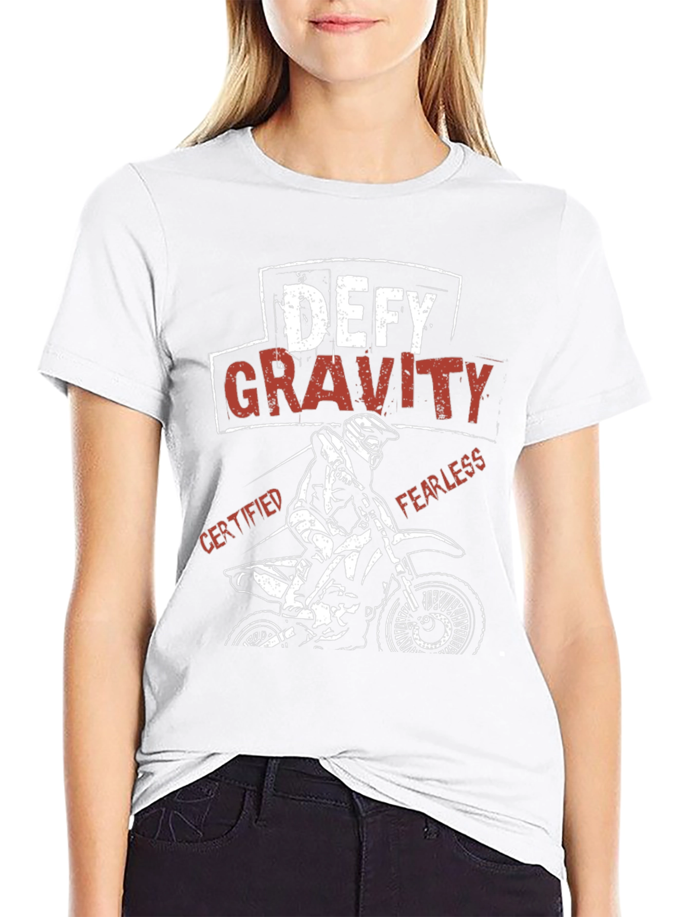 Defy Gravity Graphic Tee - Motocross Shirt