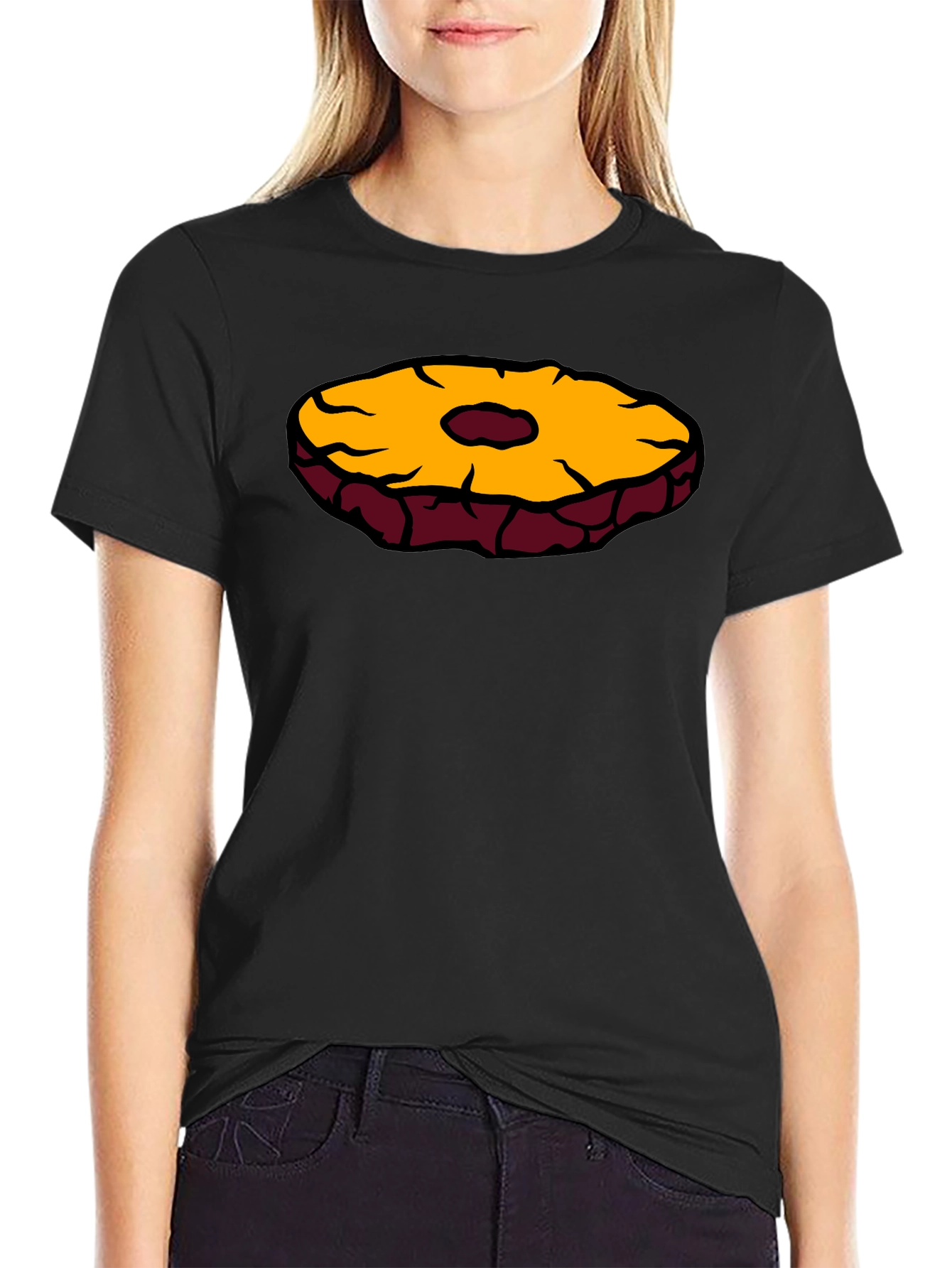 Pineapple Slice Graphic T-Shirt