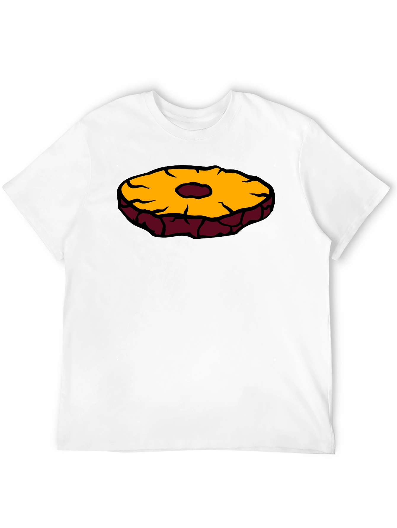 Pineapple Slice Graphic T-Shirt