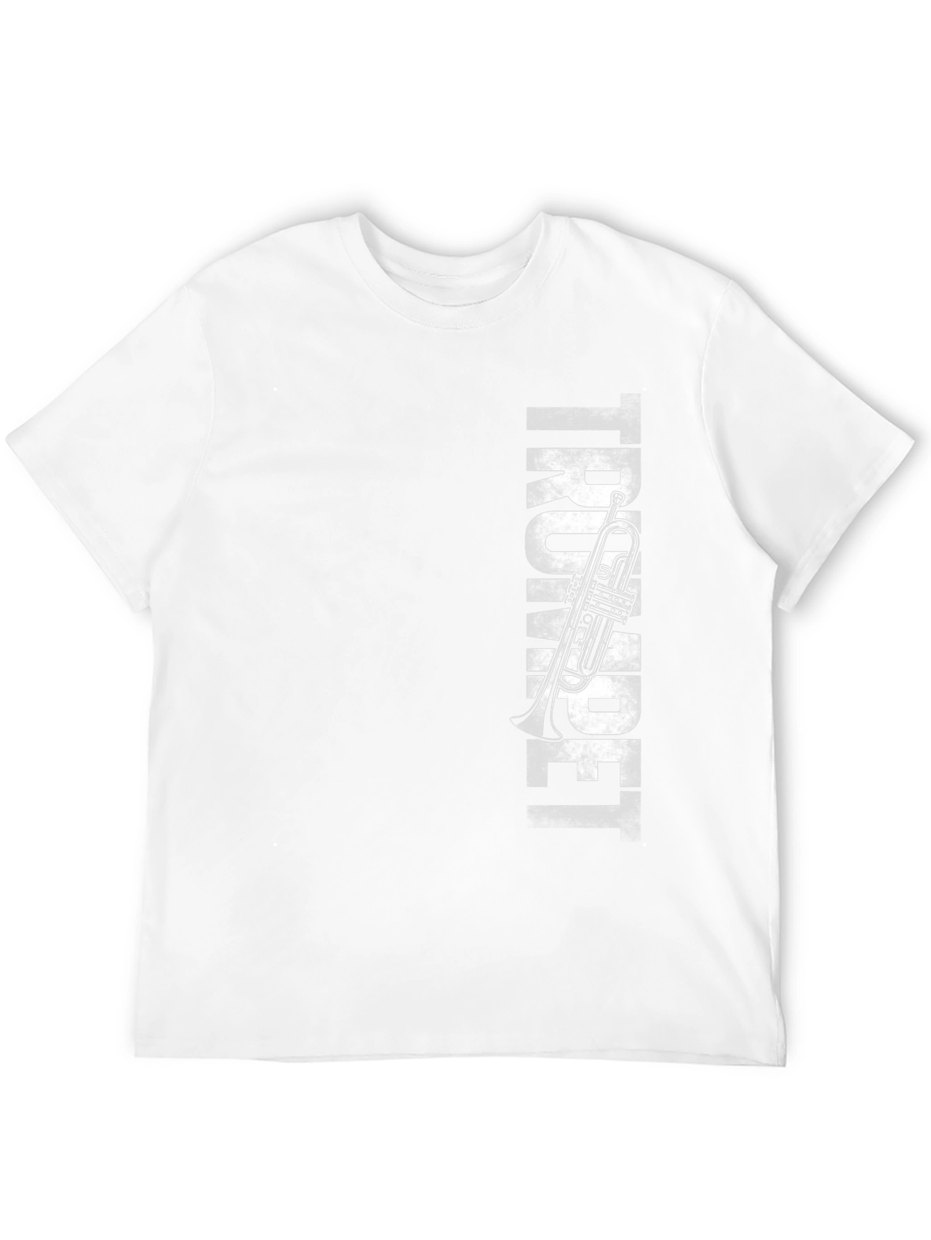 Trumpet Instrument Graphic Print Tee