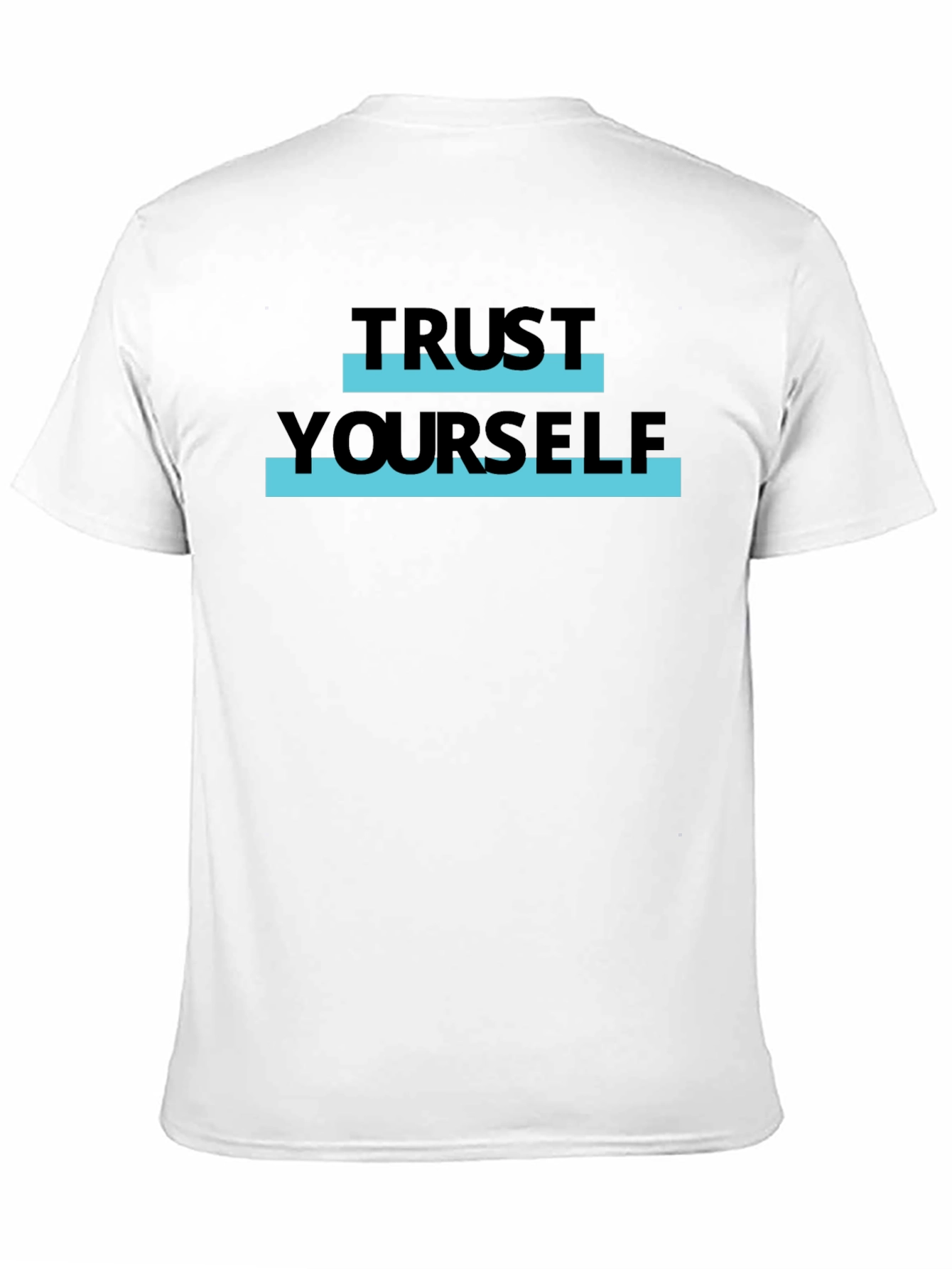 Trust Yourself Graphic Tee - Stylish Black T-Shirt