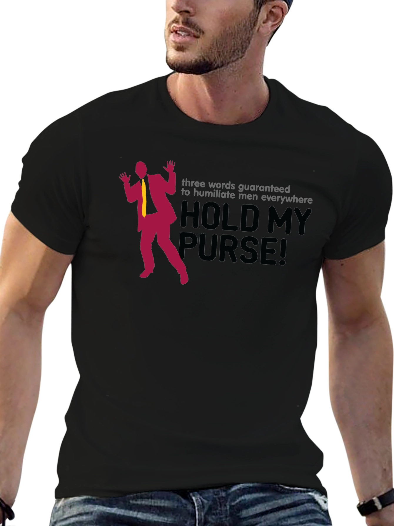 Hold My Purse Mens Graphic T-Shirt