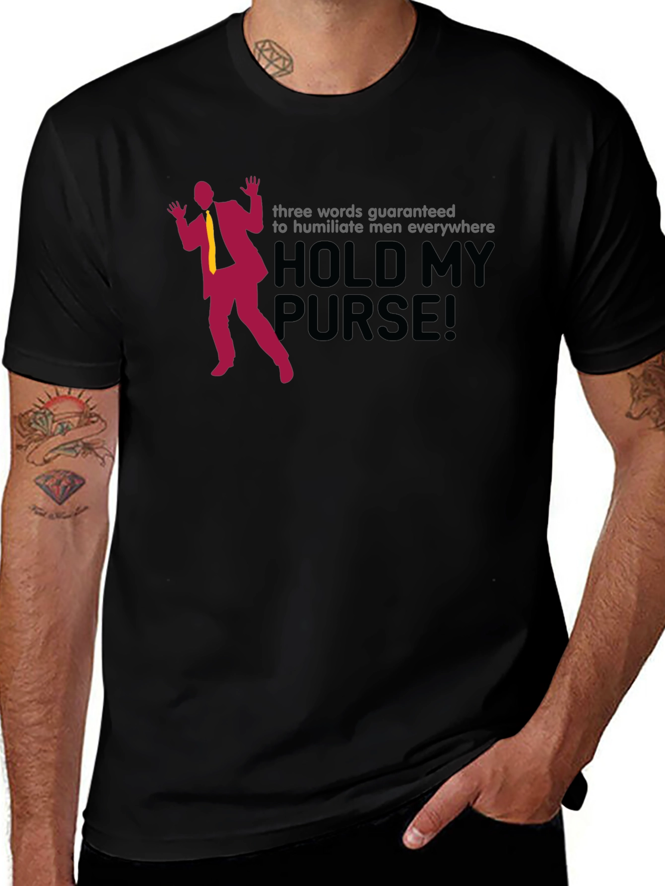 Hold My Purse Mens Graphic T-Shirt