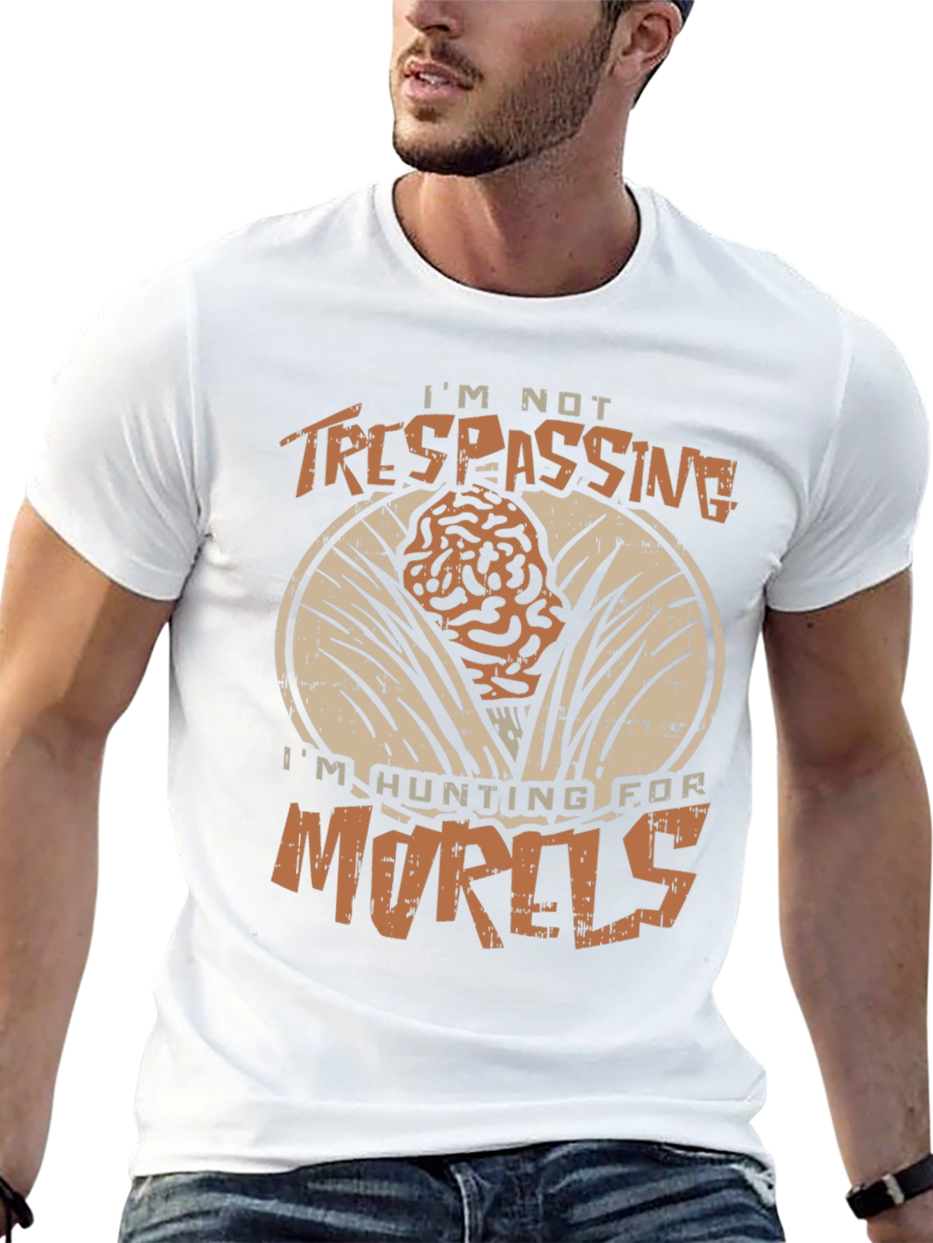 Morel Hunting T-Shirt - Funny Mushroom Hunter Tee