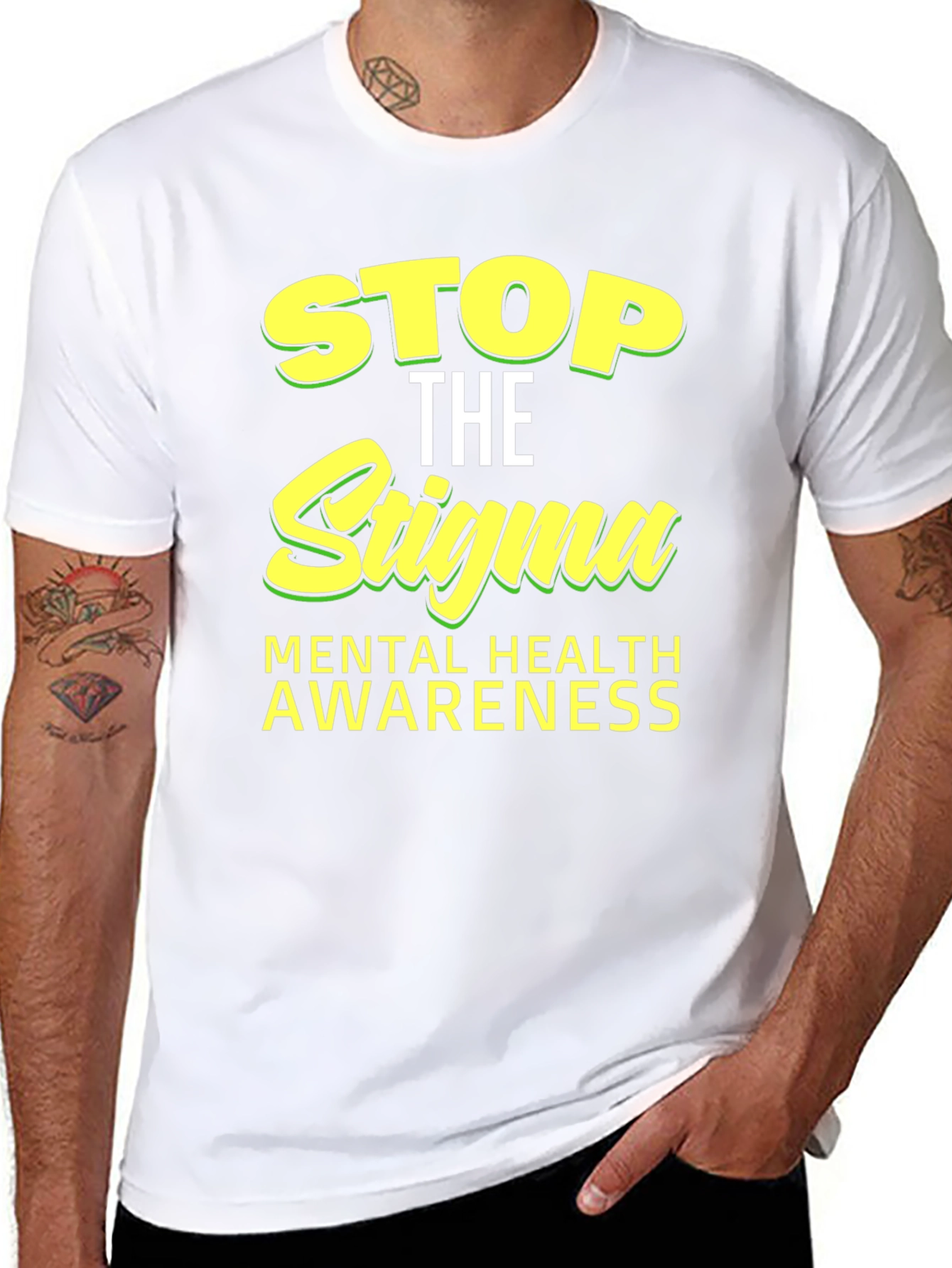 Stop the Stigma Mental Health Awareness Tee