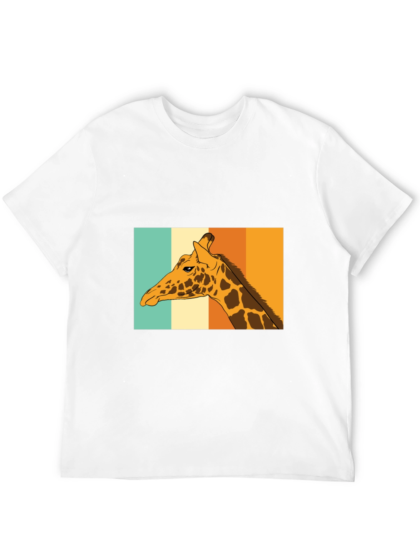 Retro Giraffe T-Shirt - Cool Animal Graphic Tee