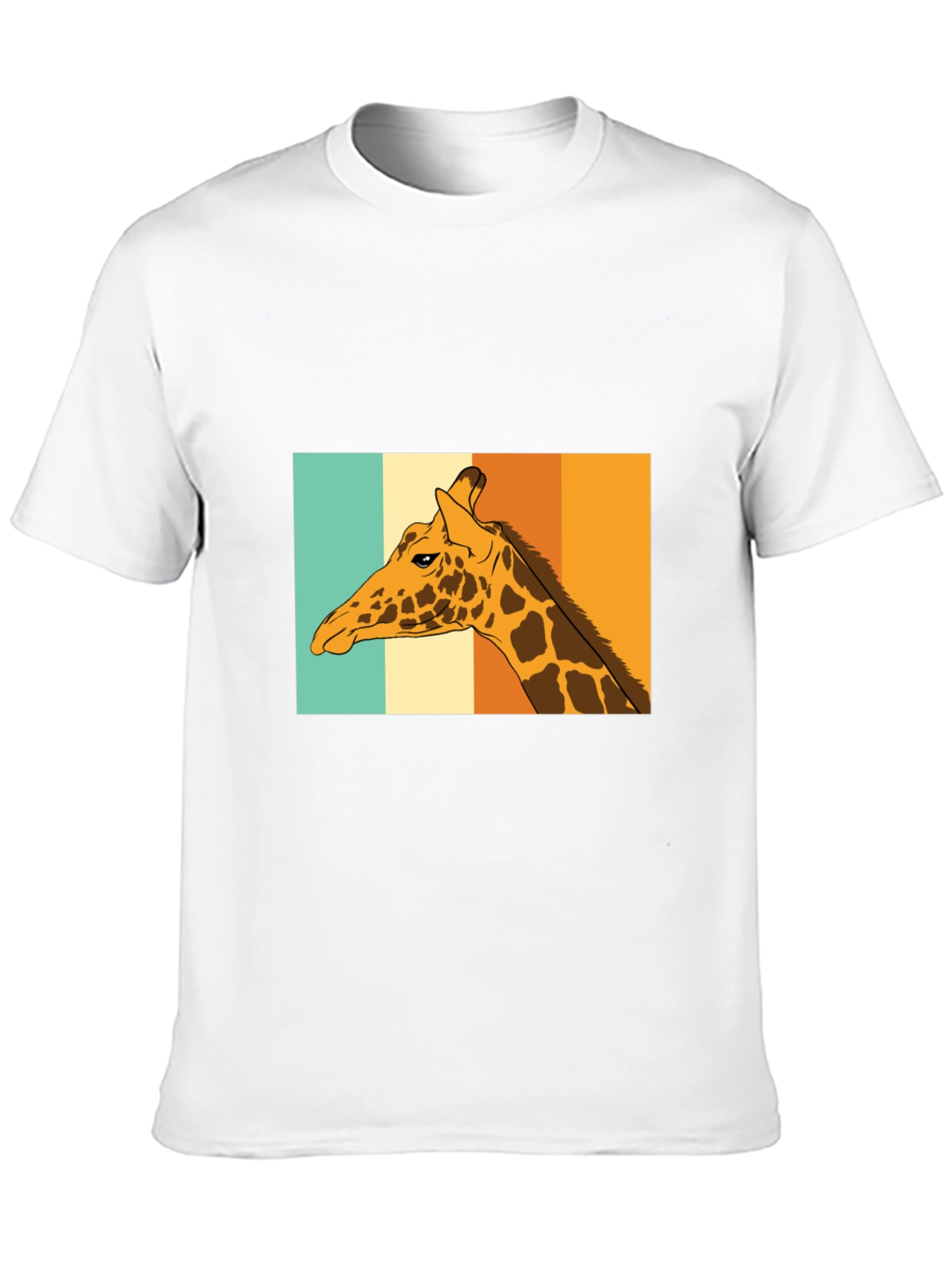 Retro Giraffe T-Shirt - Cool Animal Graphic Tee