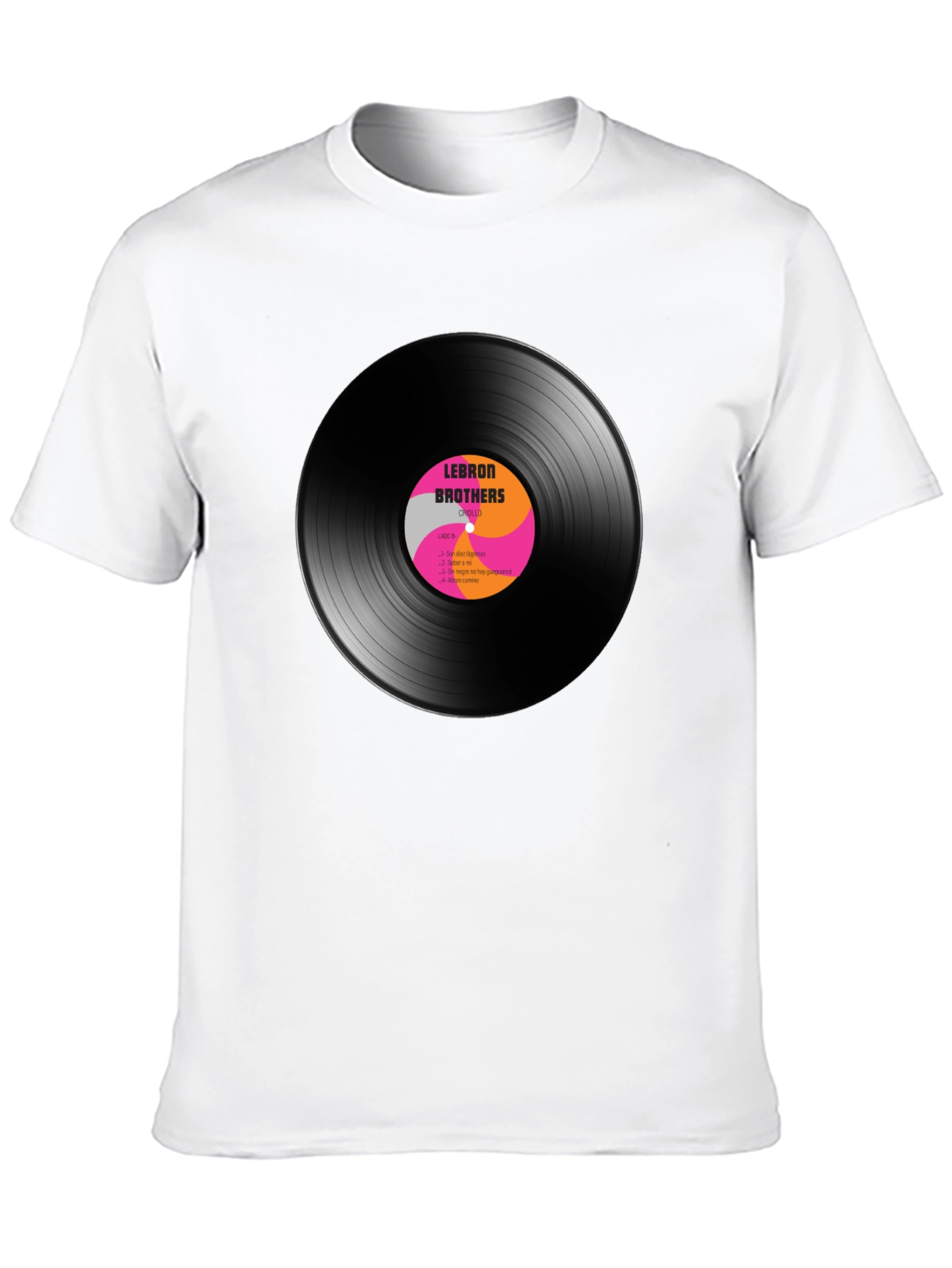 LeBron Brothers Vinyl Record Graphic T-Shirt