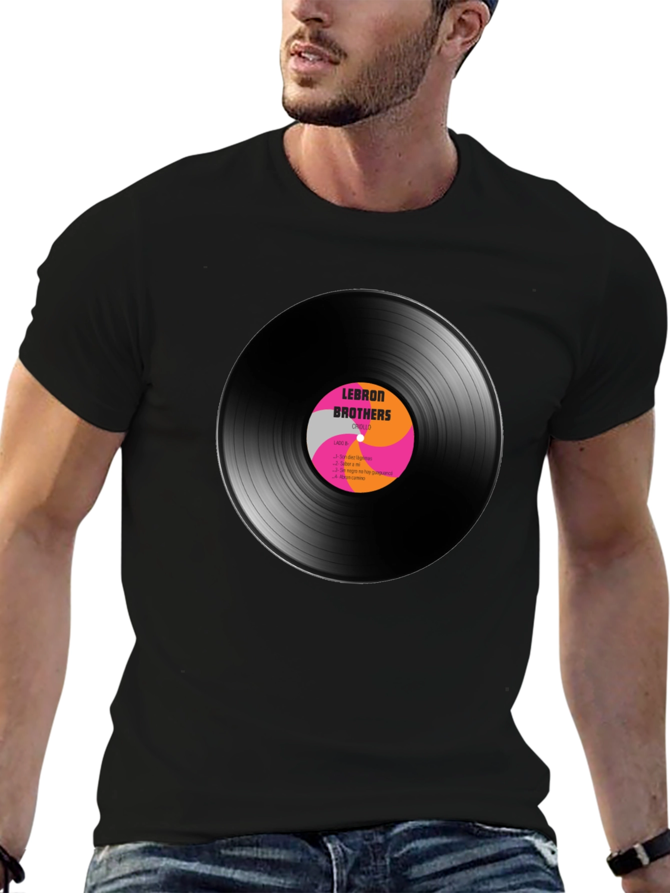LeBron Brothers Vinyl Record Graphic T-Shirt