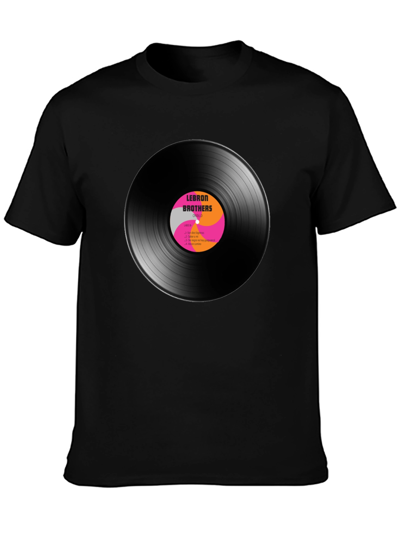 LeBron Brothers Vinyl Record Graphic T-Shirt