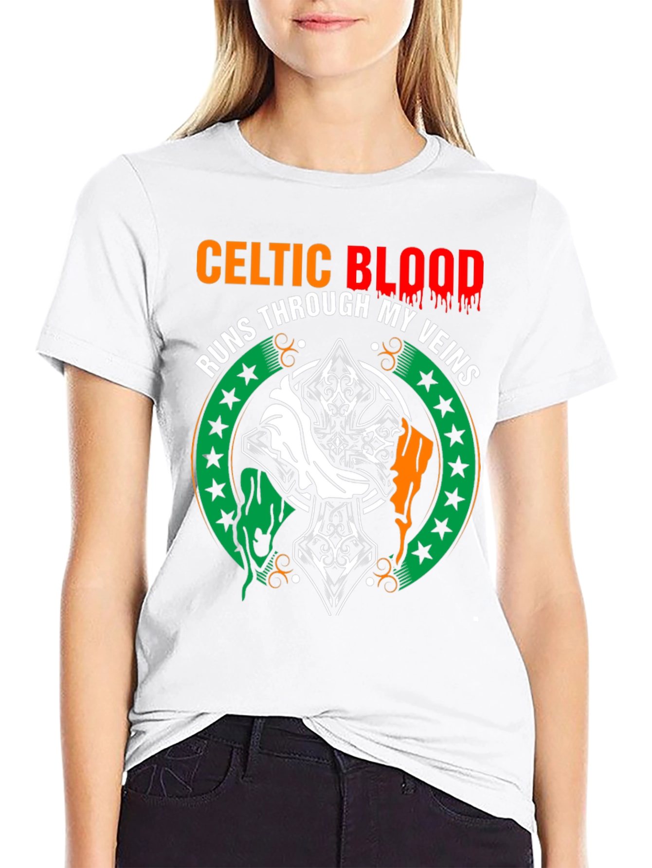 Celtic Blood Runs Through My Veins T-Shirt
