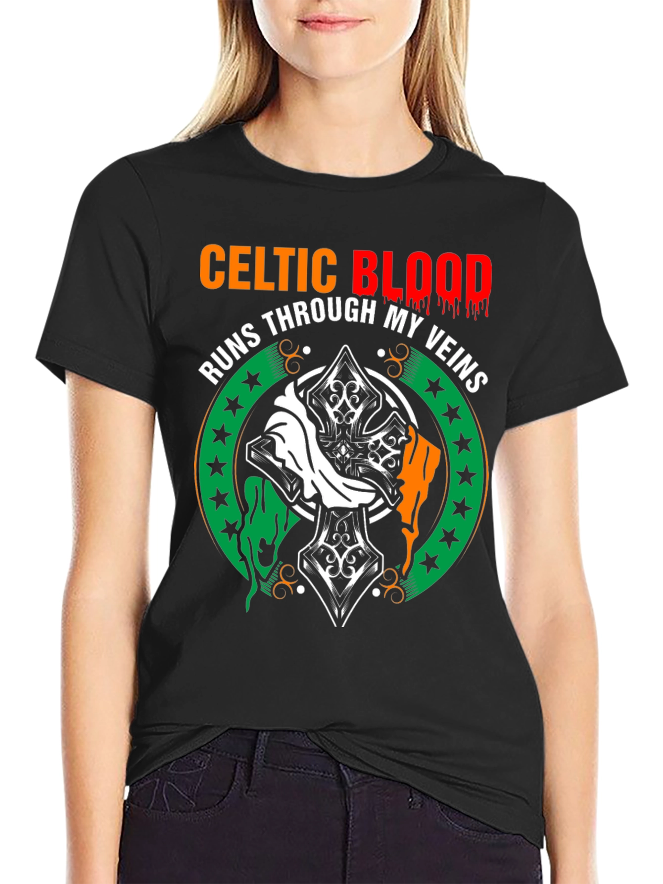 Celtic Blood Runs Through My Veins T-Shirt