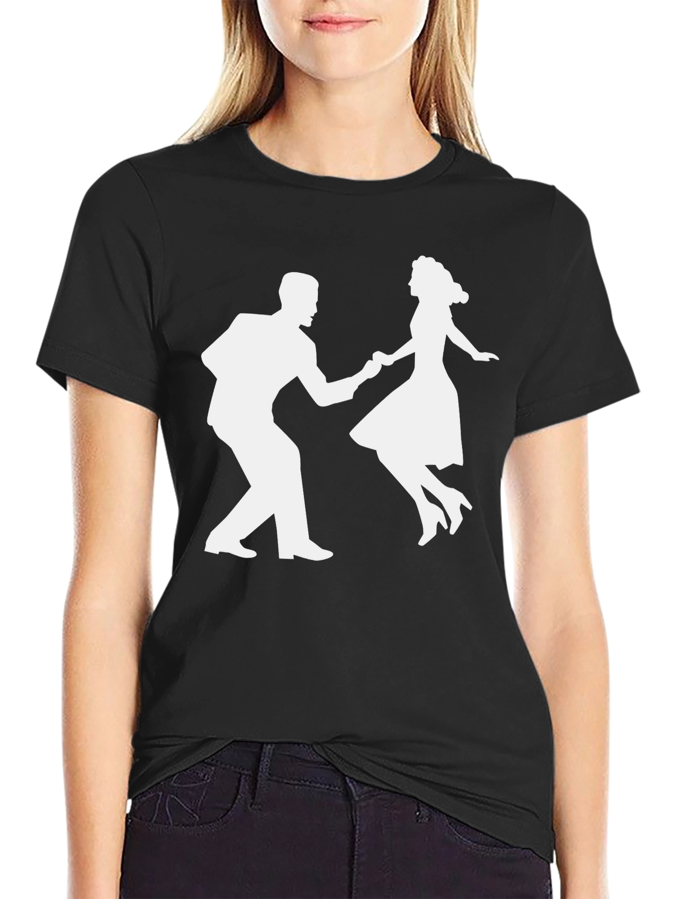 Swing Dance Graphic Tee - Retro Style