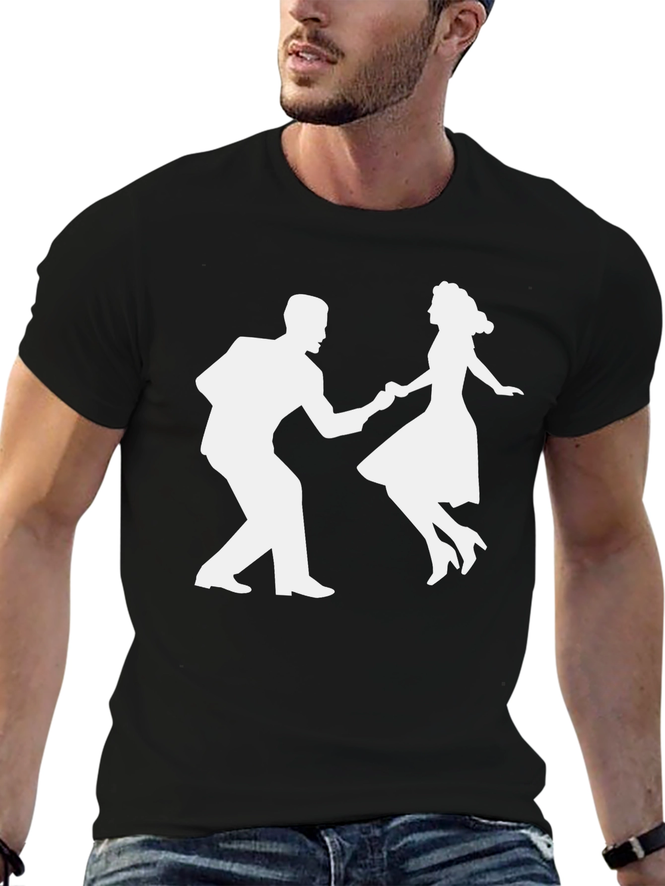 Swing Dance Graphic Tee - Retro Style